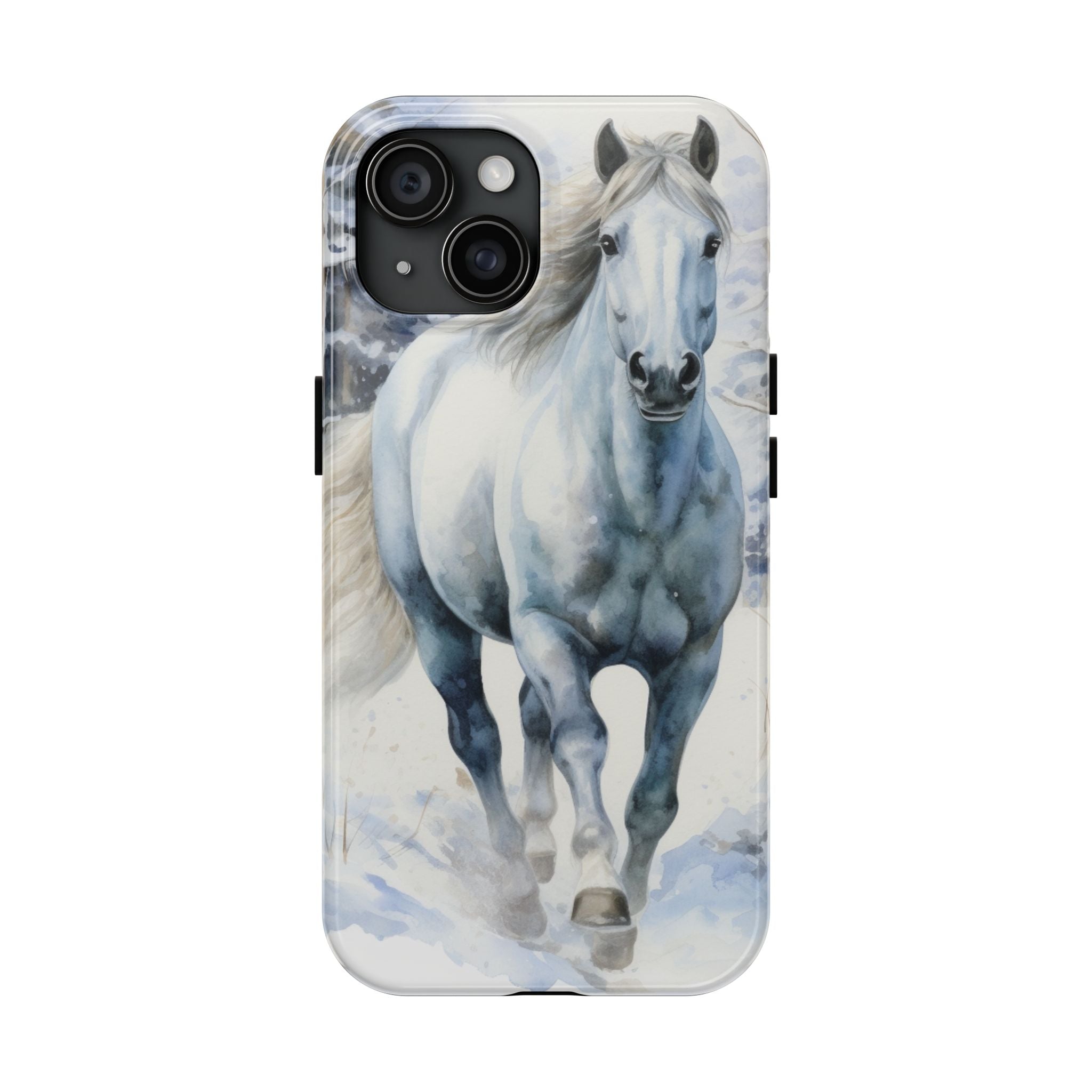 White Horse Tough Mobile Phone Case