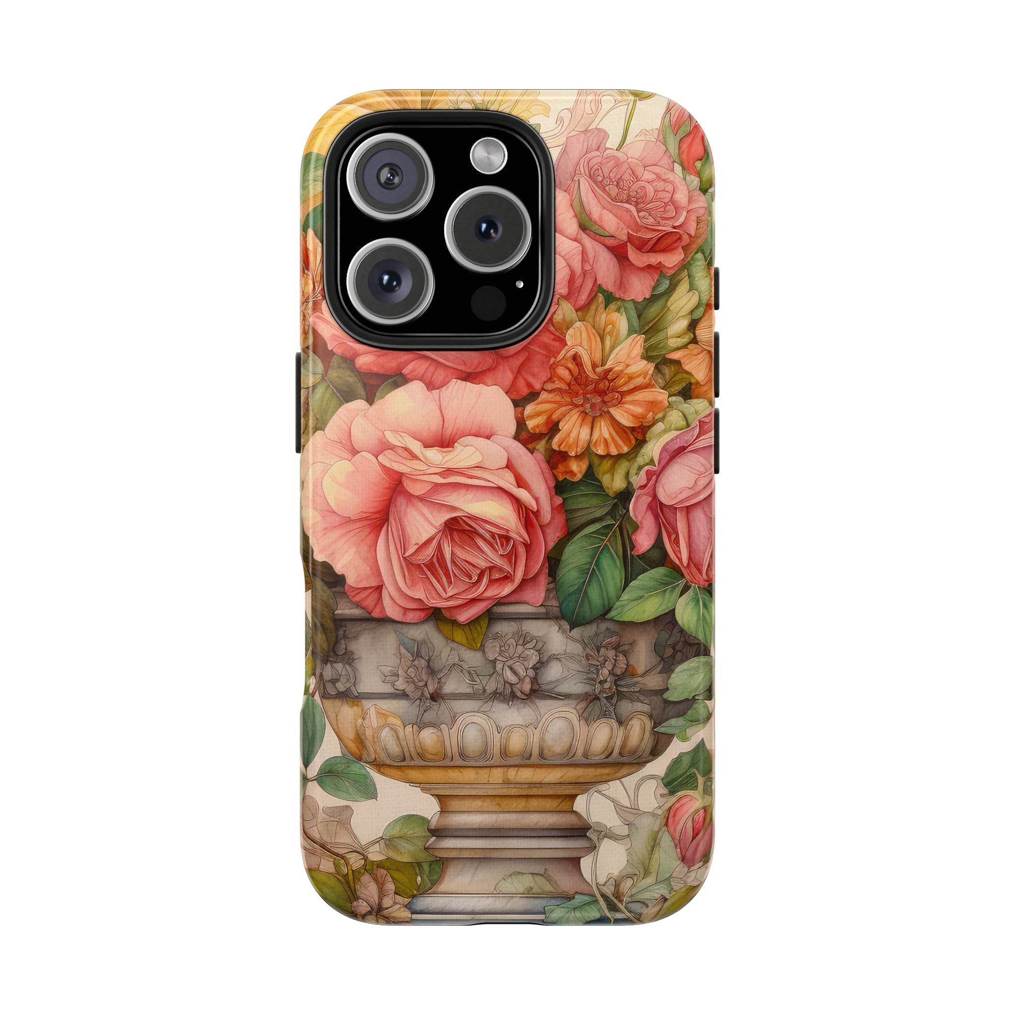 Vase Full Of Peonies Tough Mobile Phone Case