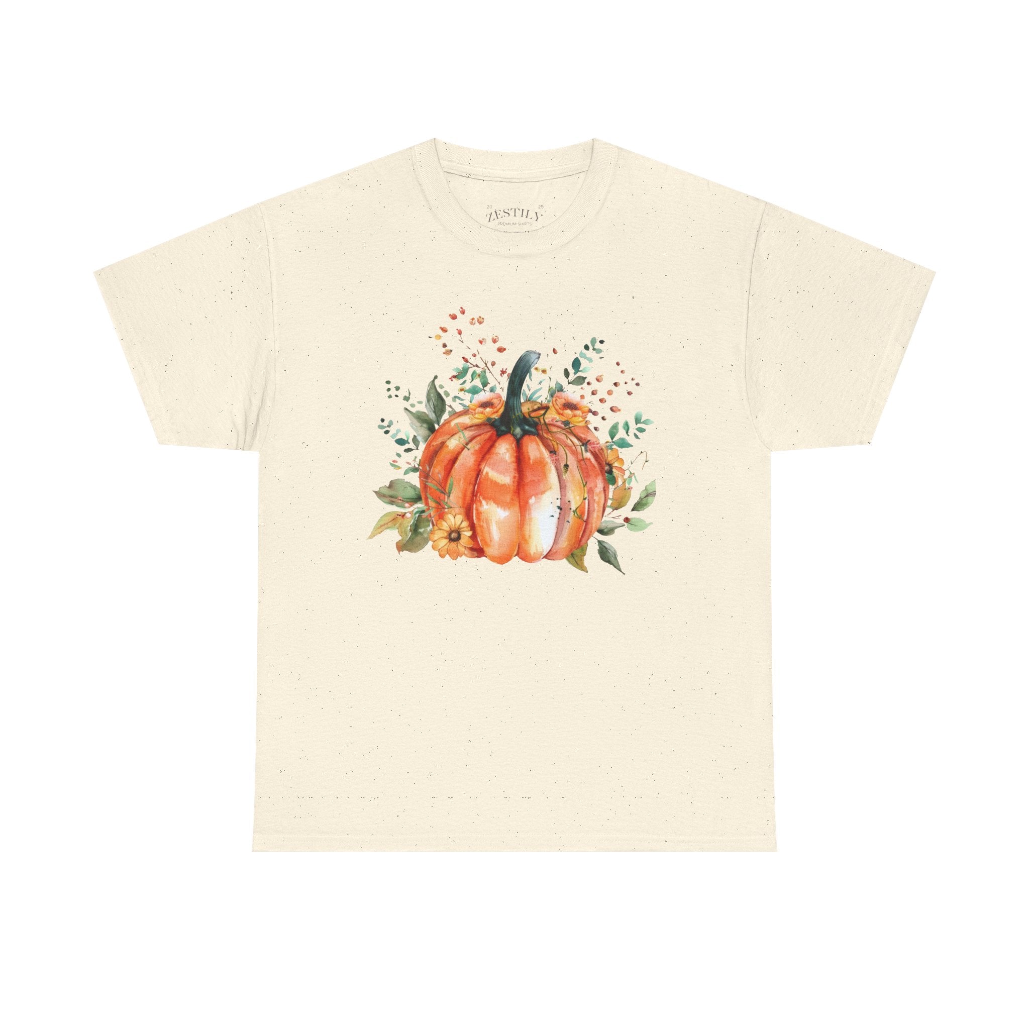 Autumn Pumpkin Tee, Fall Shirt, Harvest Graphic Tee, Thanksgiving Apparel, Seasonal Fashion