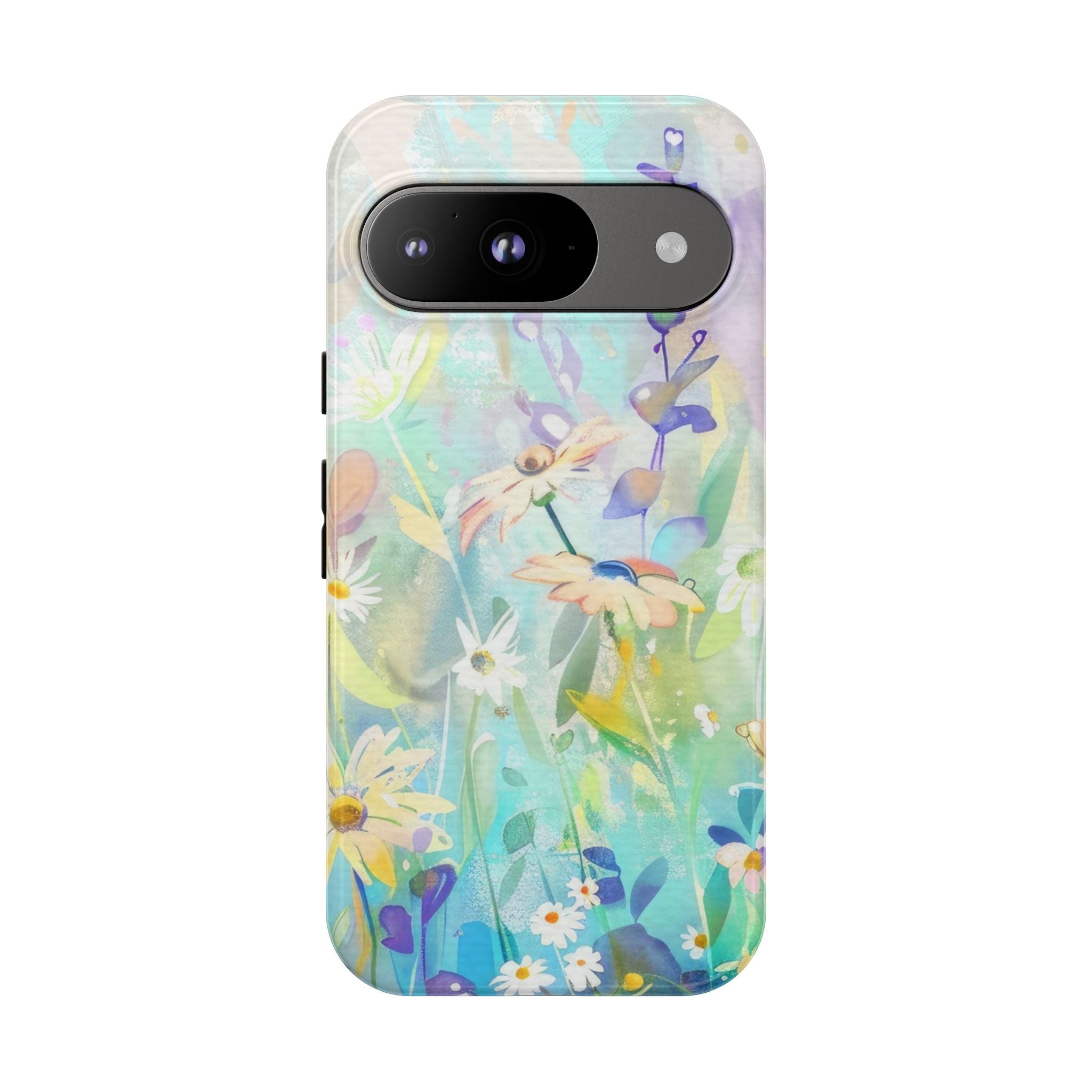 Spring Floral Artistic Tough Google Pixel Phone Case Durable Protection with Nature-Inspired Design Cover