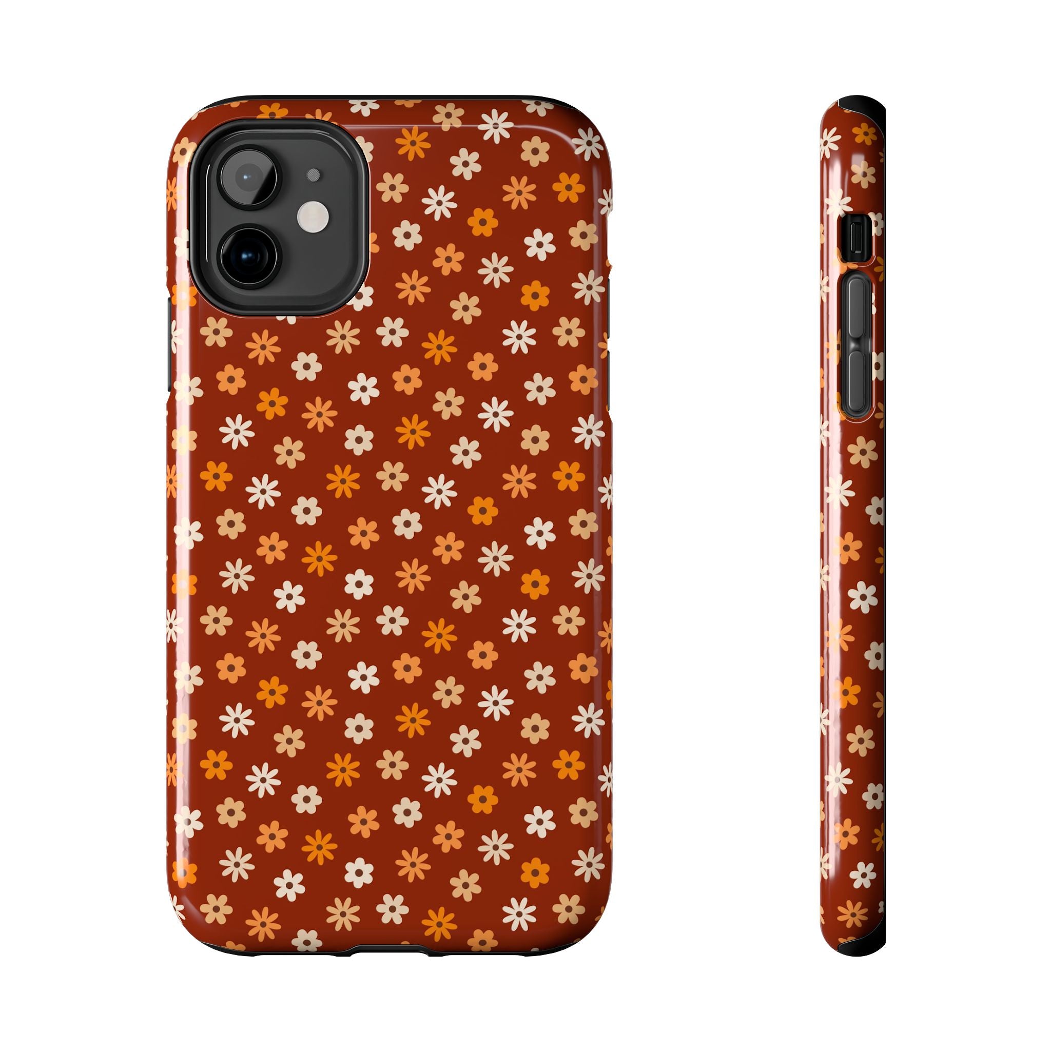 Pumpkin Spice Daisy Mobile Phone Case