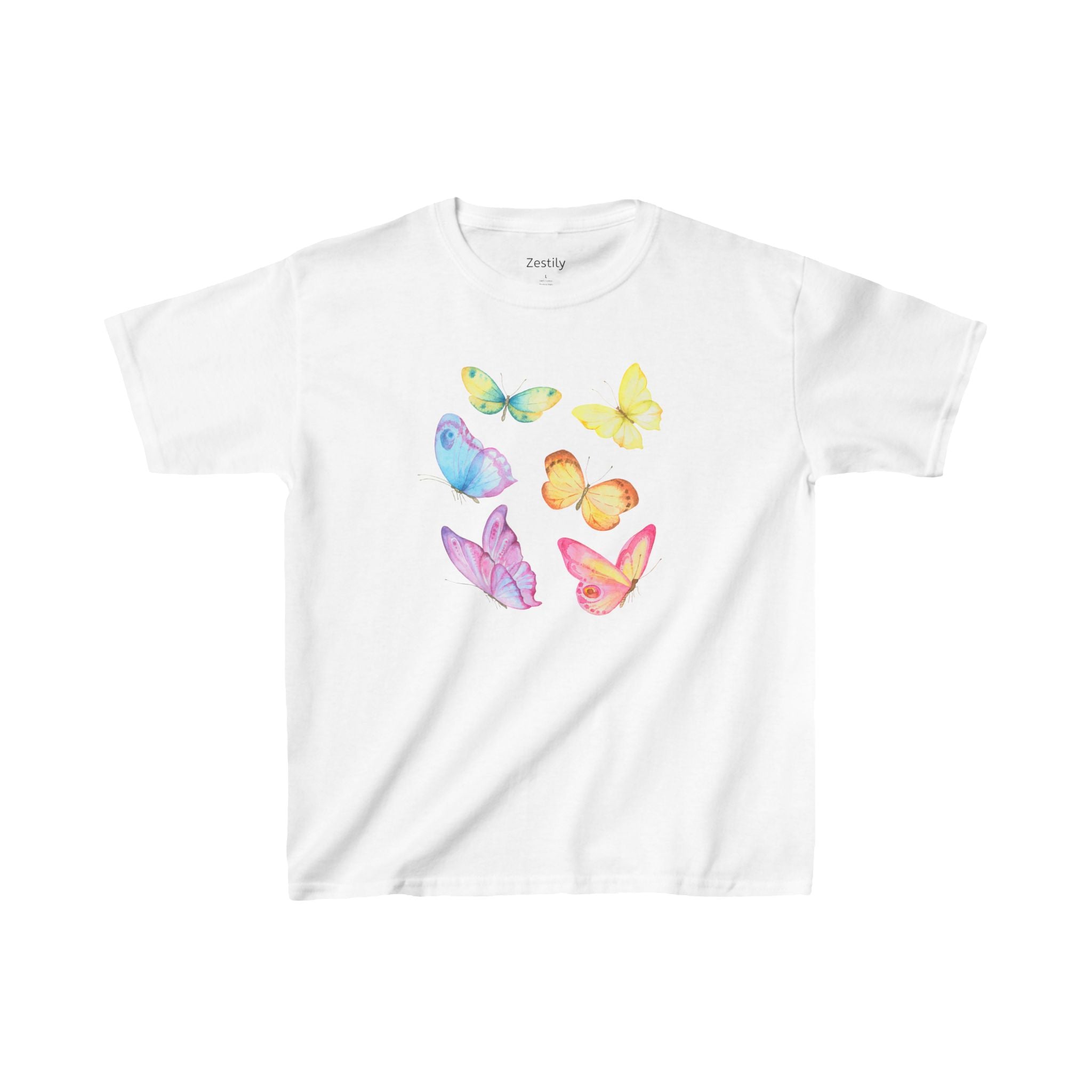 Colorful Butterflies Tee for Kids