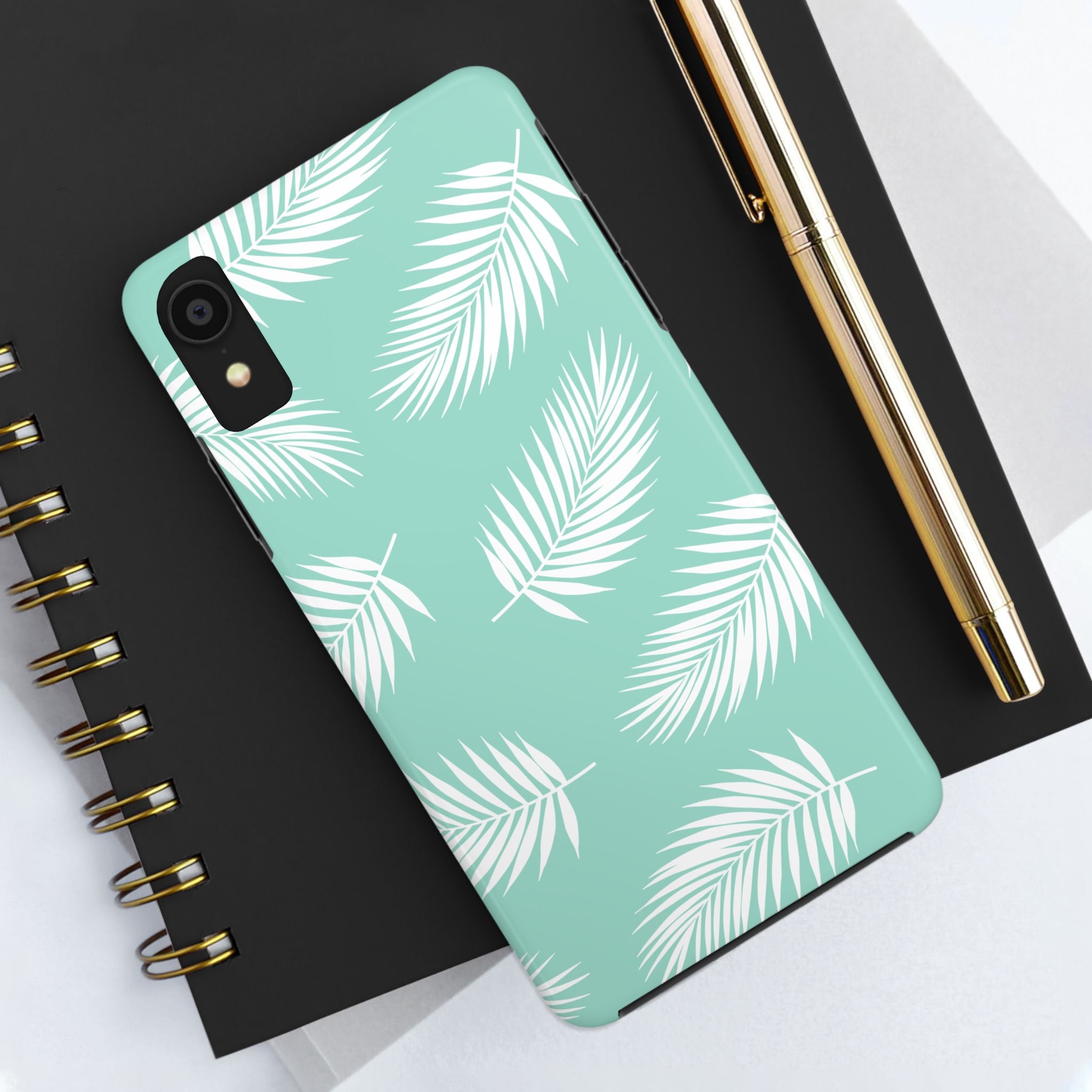 Tropical Palm Leaf Tough Phone Case - Stylish & Durable Protection
