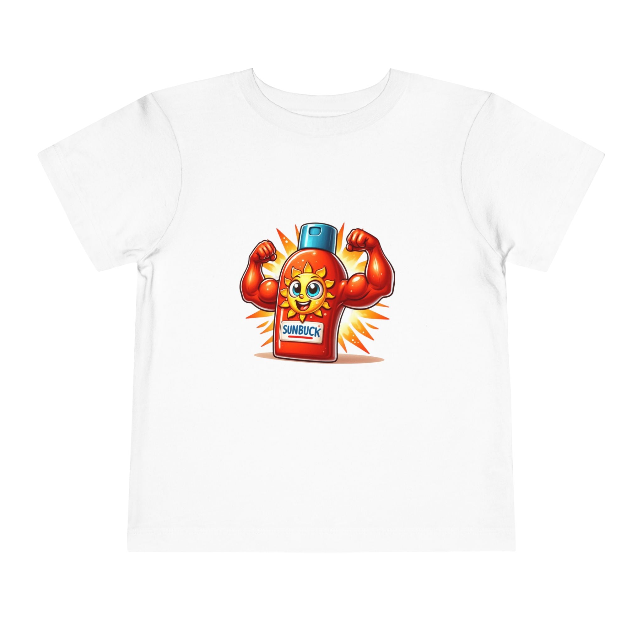 Sunblock Hero Toddler Tee Fun Summer Shirt for Little Ones