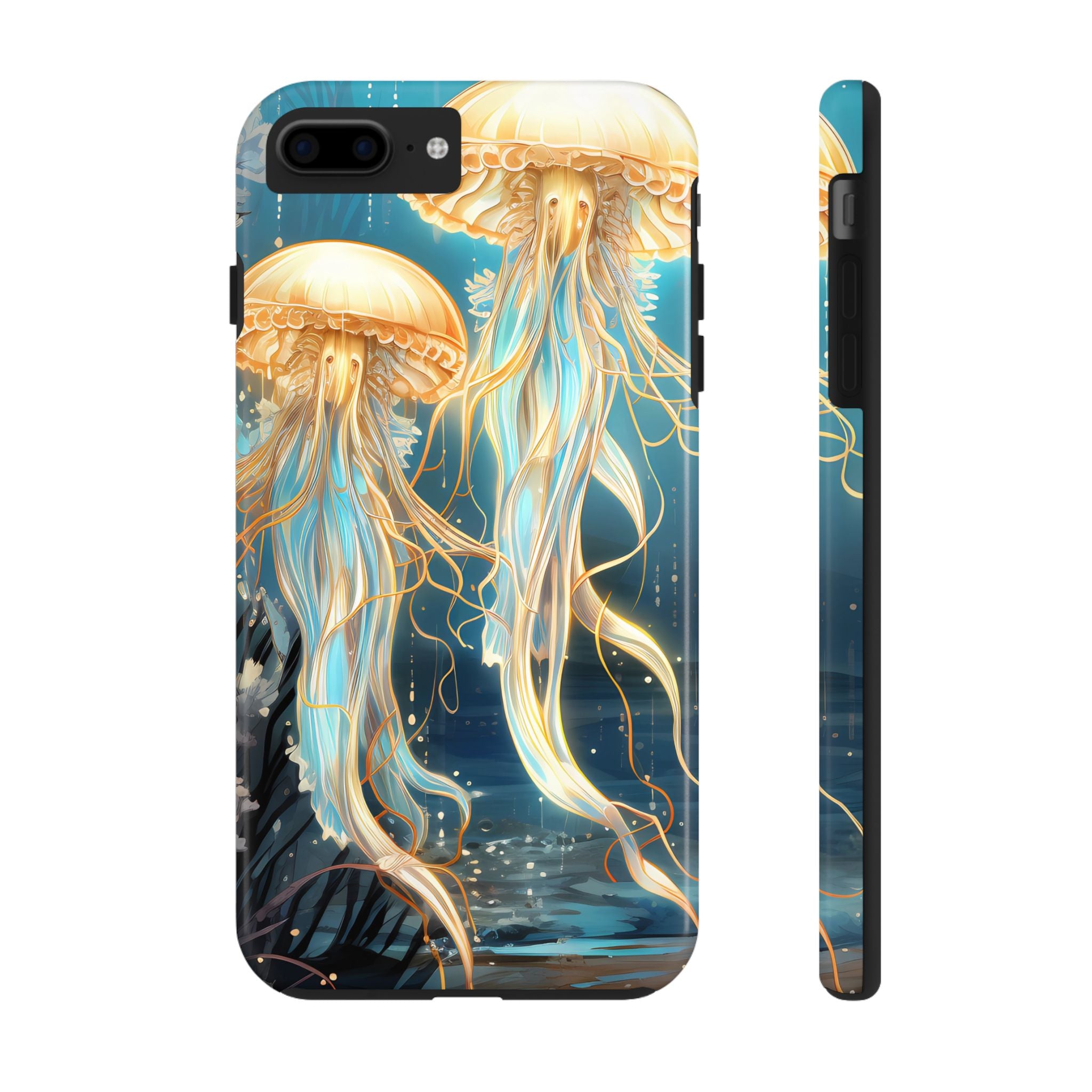 Ocean Dream Jellyfish Tough Phone Case Durable & Stylish Sea Lovers Impact Resistant iPhone Samsung Cover