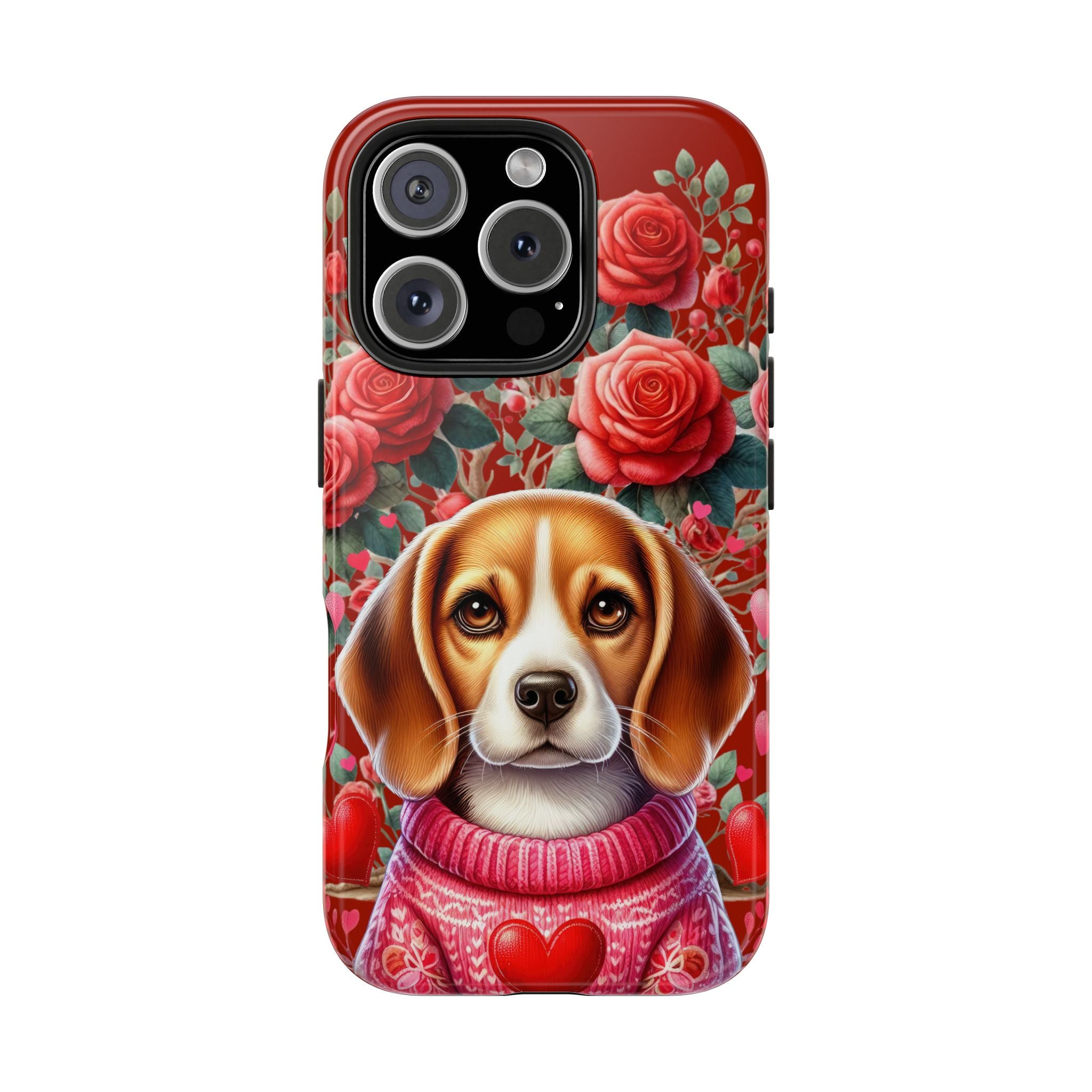 Beagle & Roses Tough Mobile Phone Case