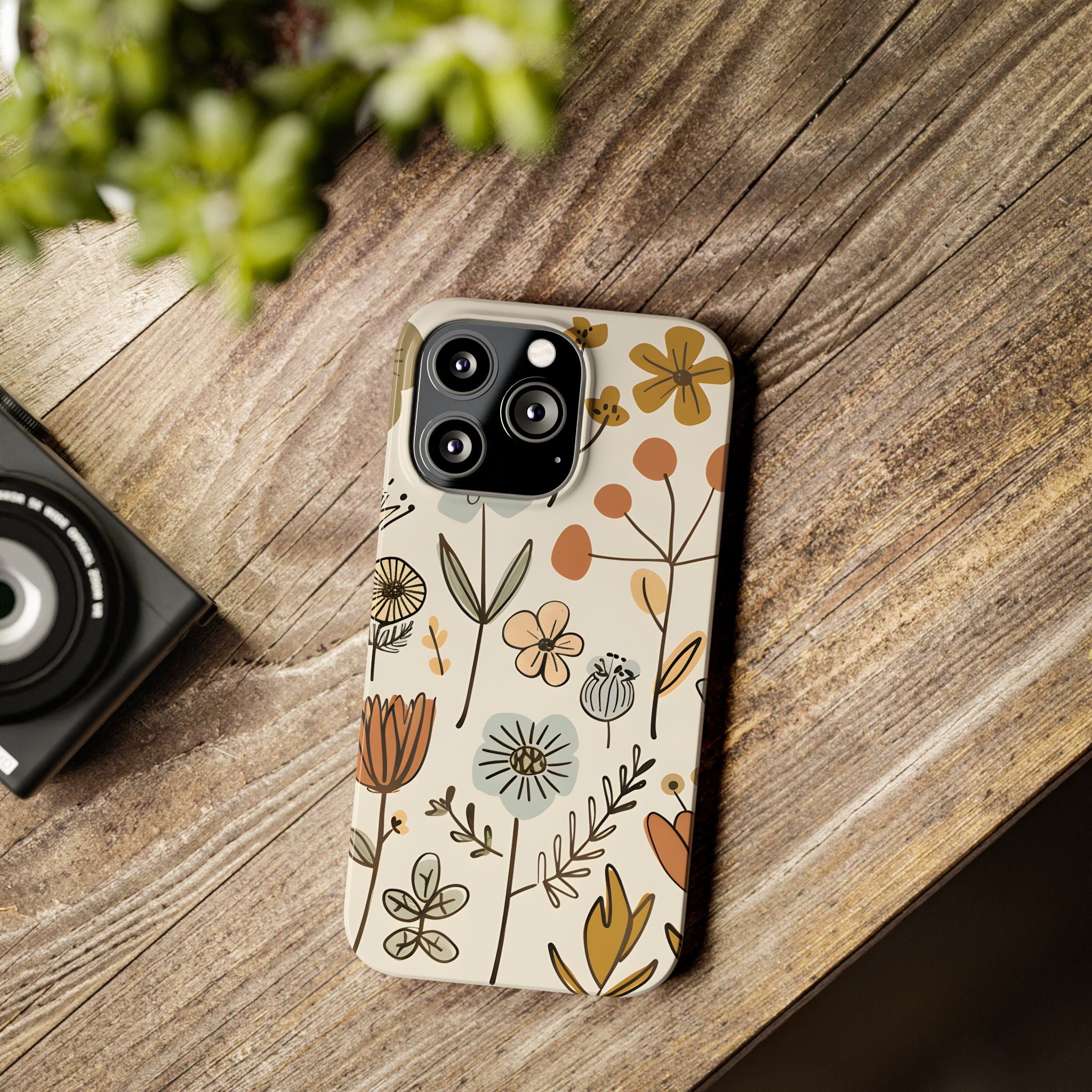 Flowers Slim Phone Case