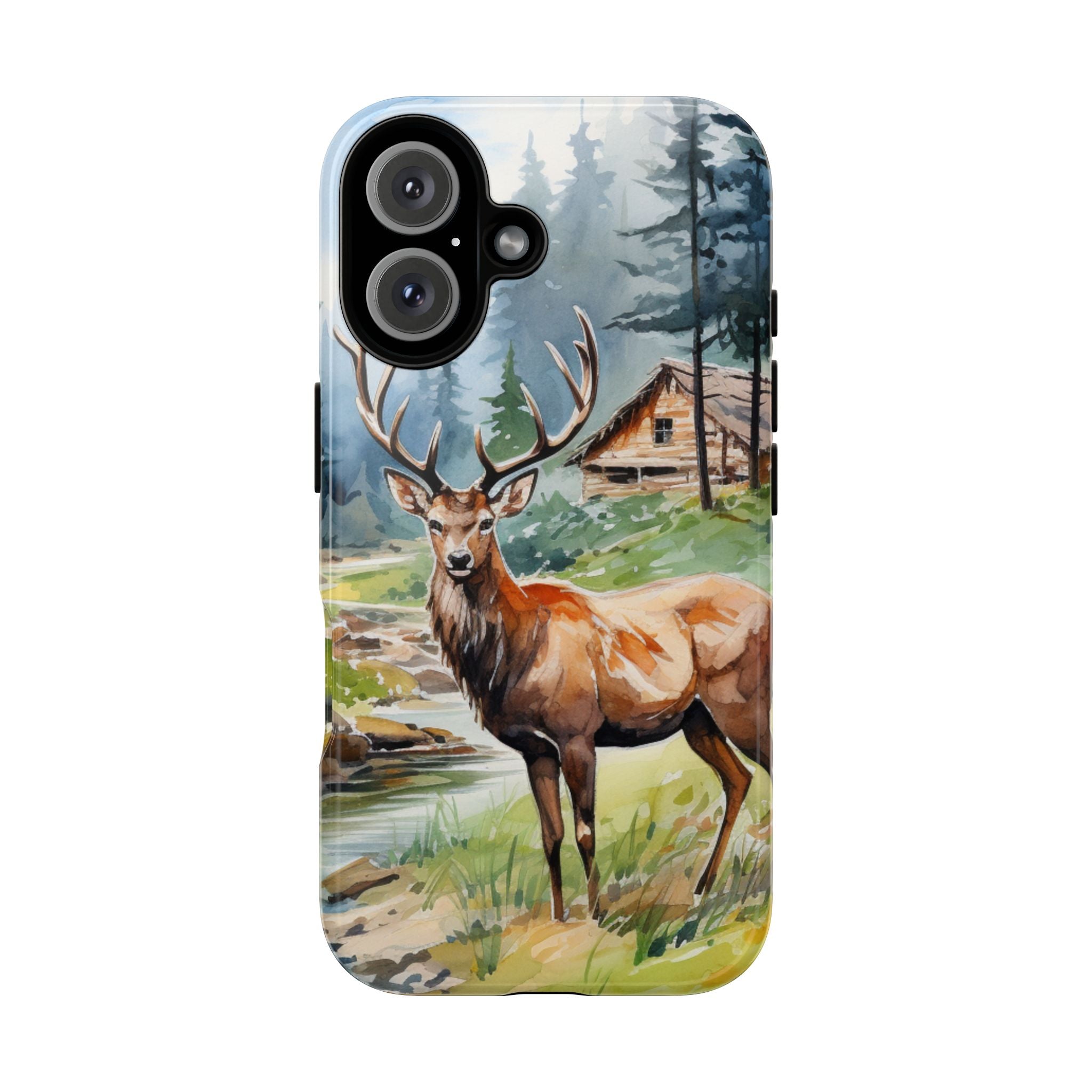 Deer Country Scene Tough Phone Case