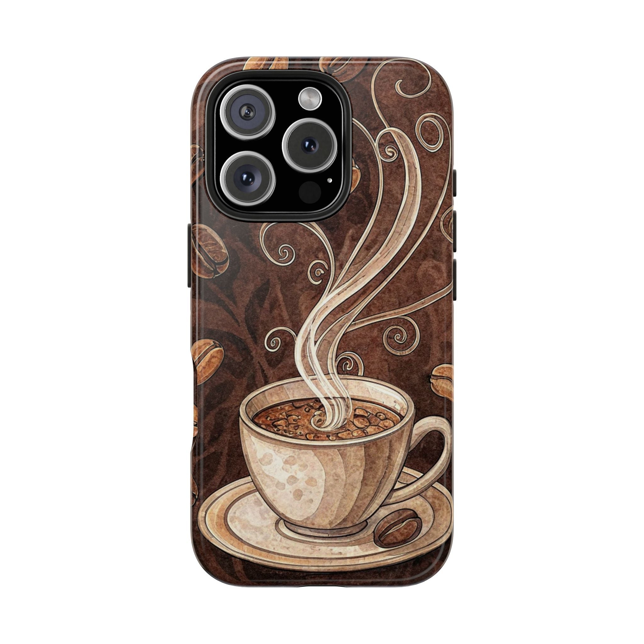 Coffee Lover Tough Impact Resistant Phone Case Stylish Durable Design for Coffee Enthusiasts iPhone Samsung Cover