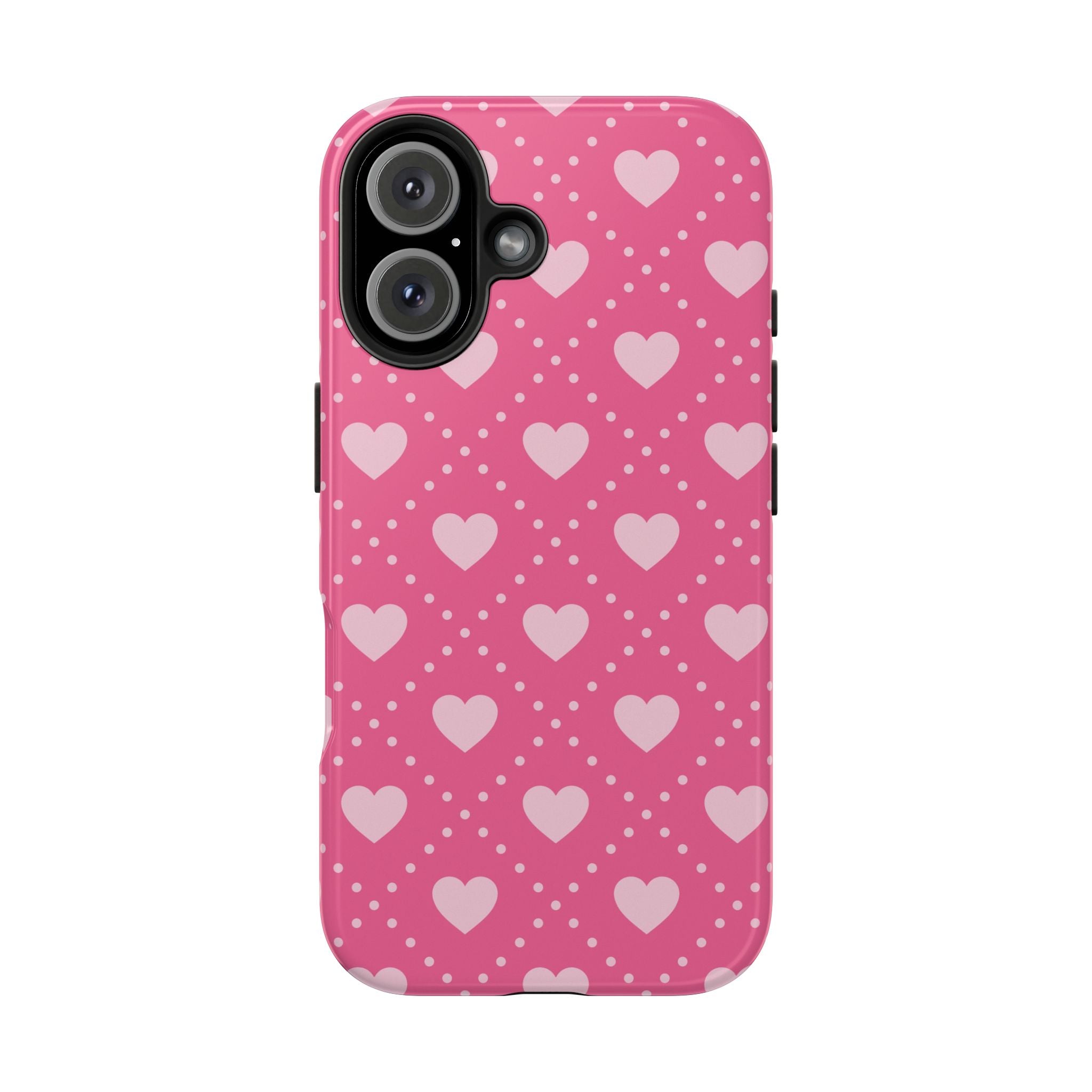 Hearts Pink Tough Mobile Phone Case