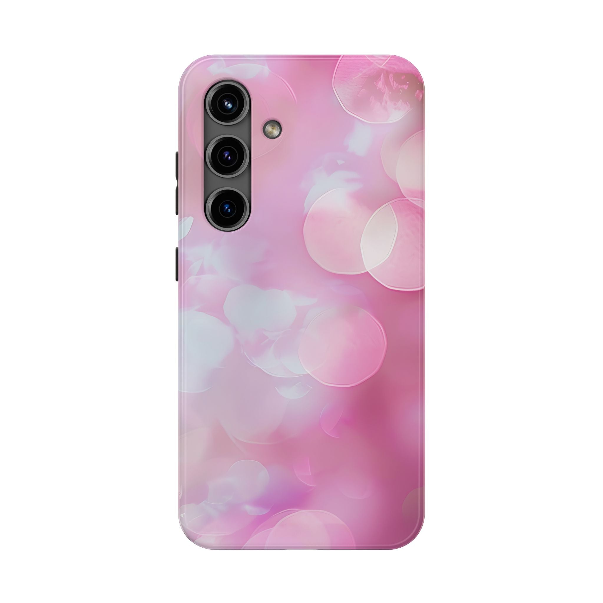 Pink Pastel Bubbles Mobile Phone Case