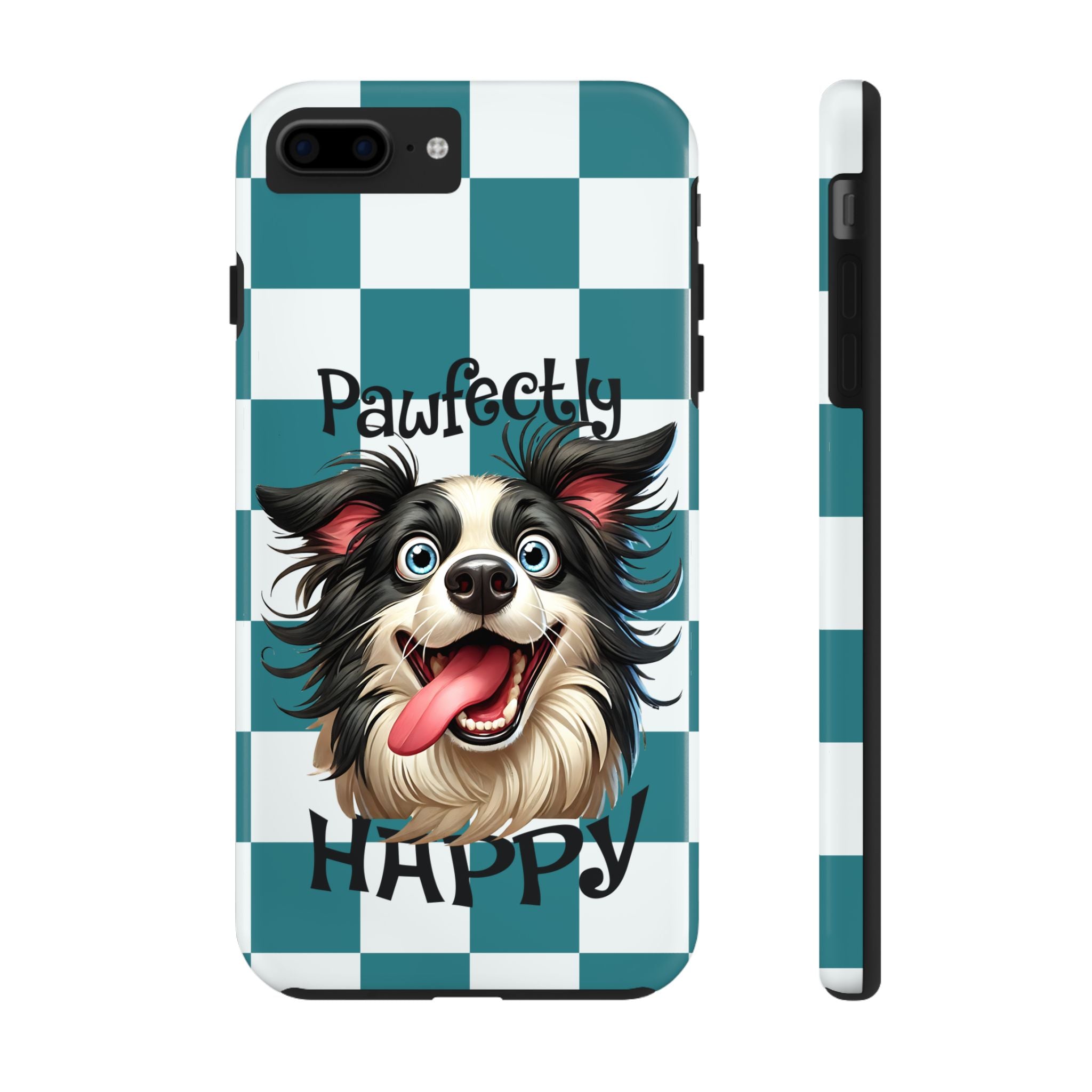 Pawfectly Happy Border Collie Tough Mobile Phone Case