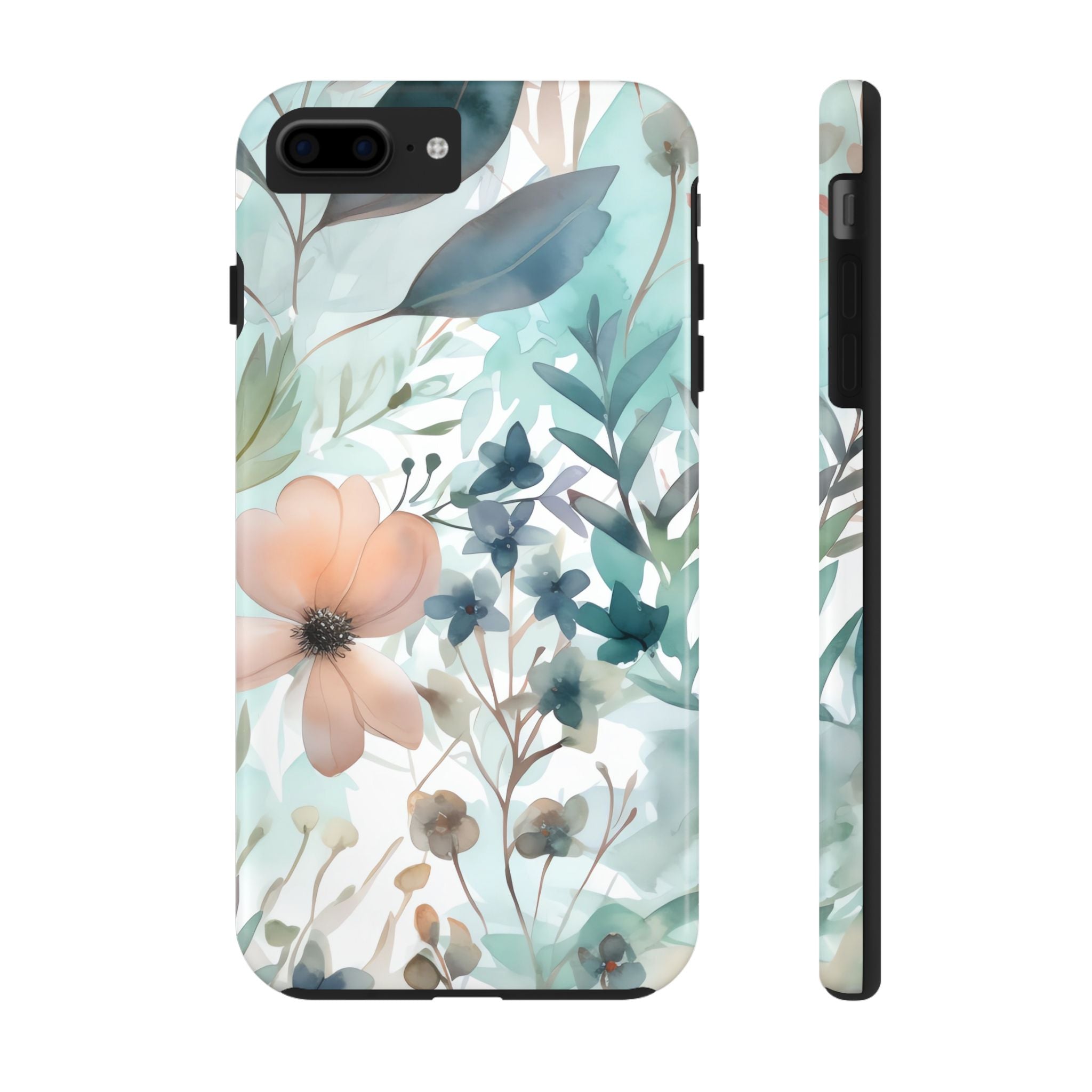 Floral Tough Impact Resistant Phone Case Durable & Stylish Floral Design for Nature Lovers iPhone Samsung Cover