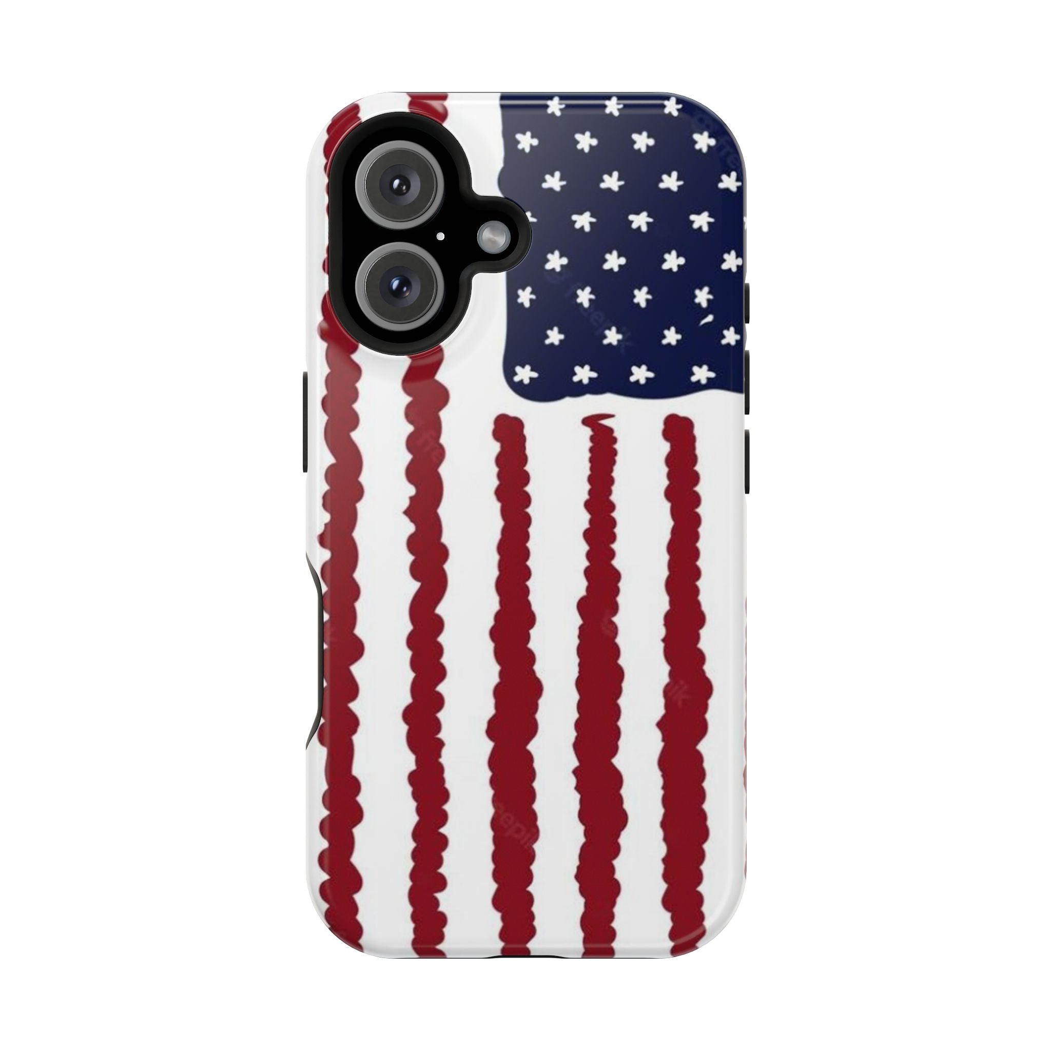 USA Flag Impact-Resistant Case