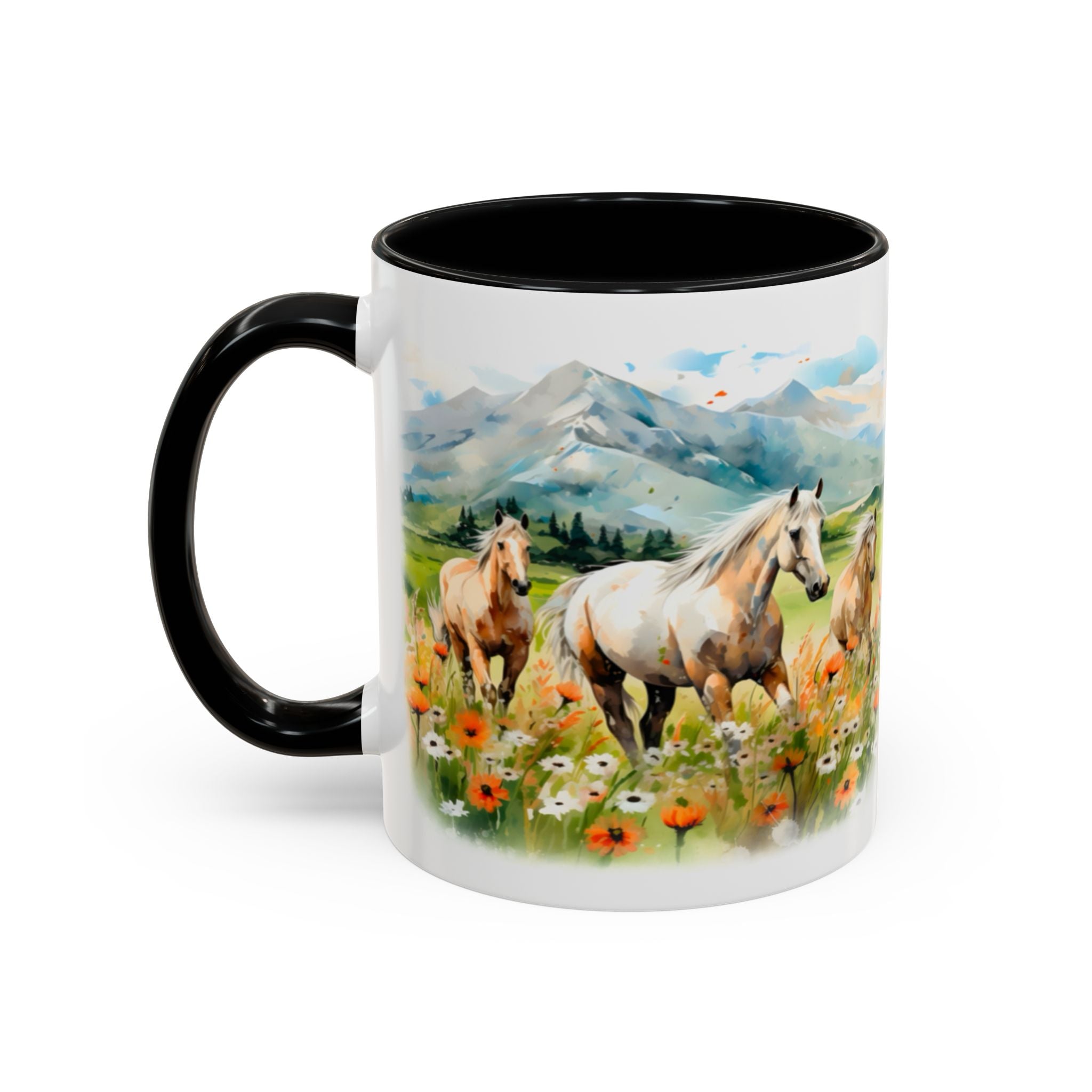 Horse Lovers Quotes Accent Coffee Mug - 4 Designs