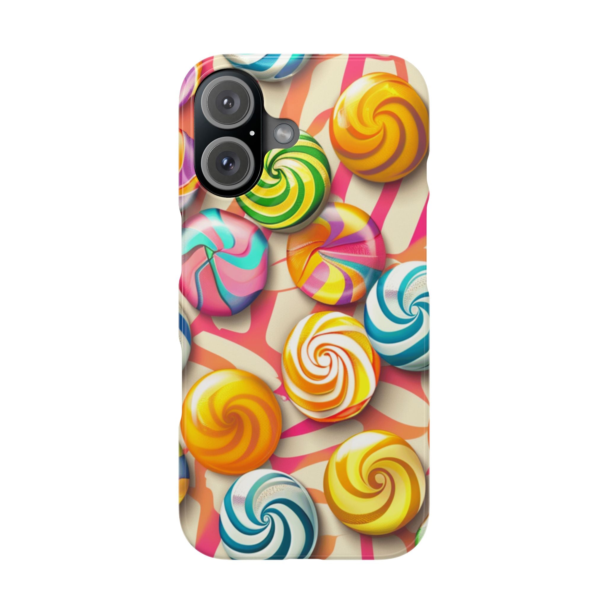 Colorful Candy Slim iPhone Samsung Case Sweet Treats Design