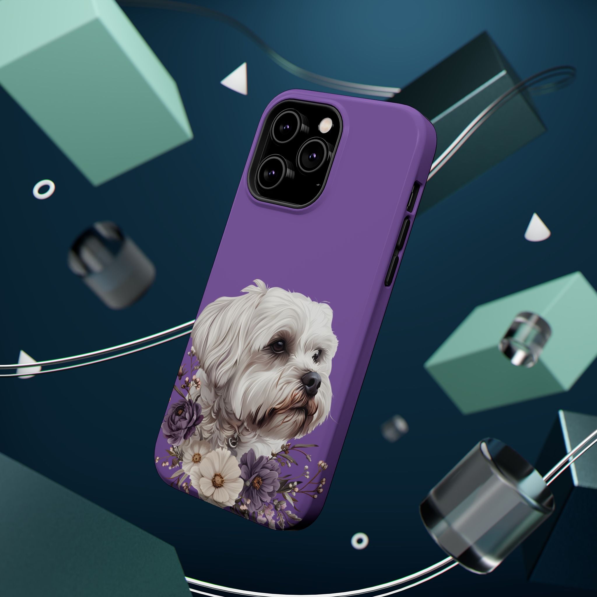 Dog Magnetic Tough Purple Case