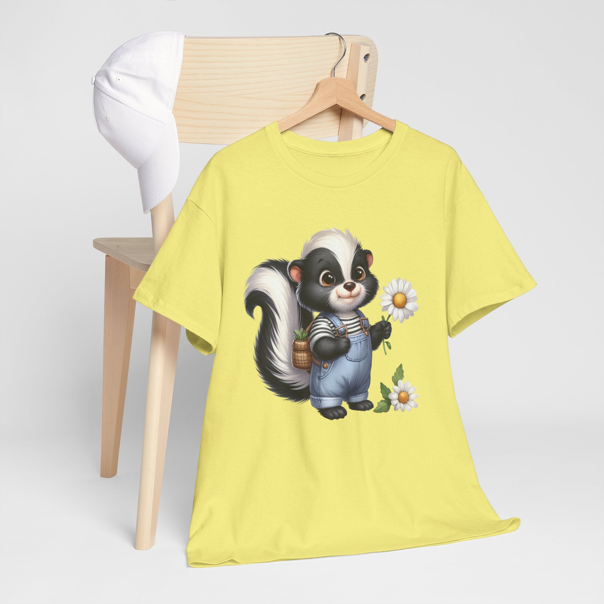 Adorable Skunk Tee for Nature Lovers, Cute Animal T-Shirt, Gift for Animal Lovers, Spring Outfits, Eco-Friendly Style