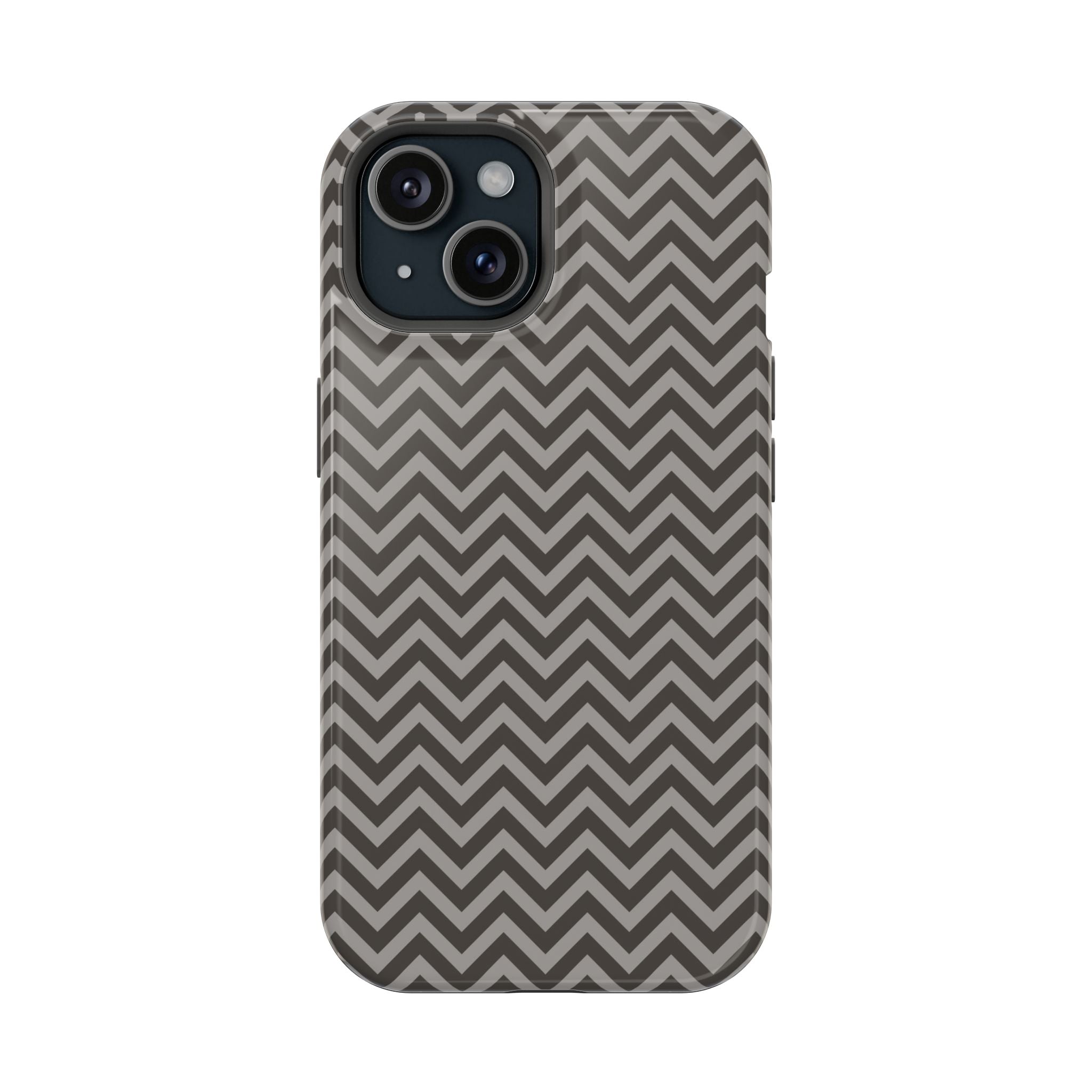 Grey Chevron Magnetic Tough Case