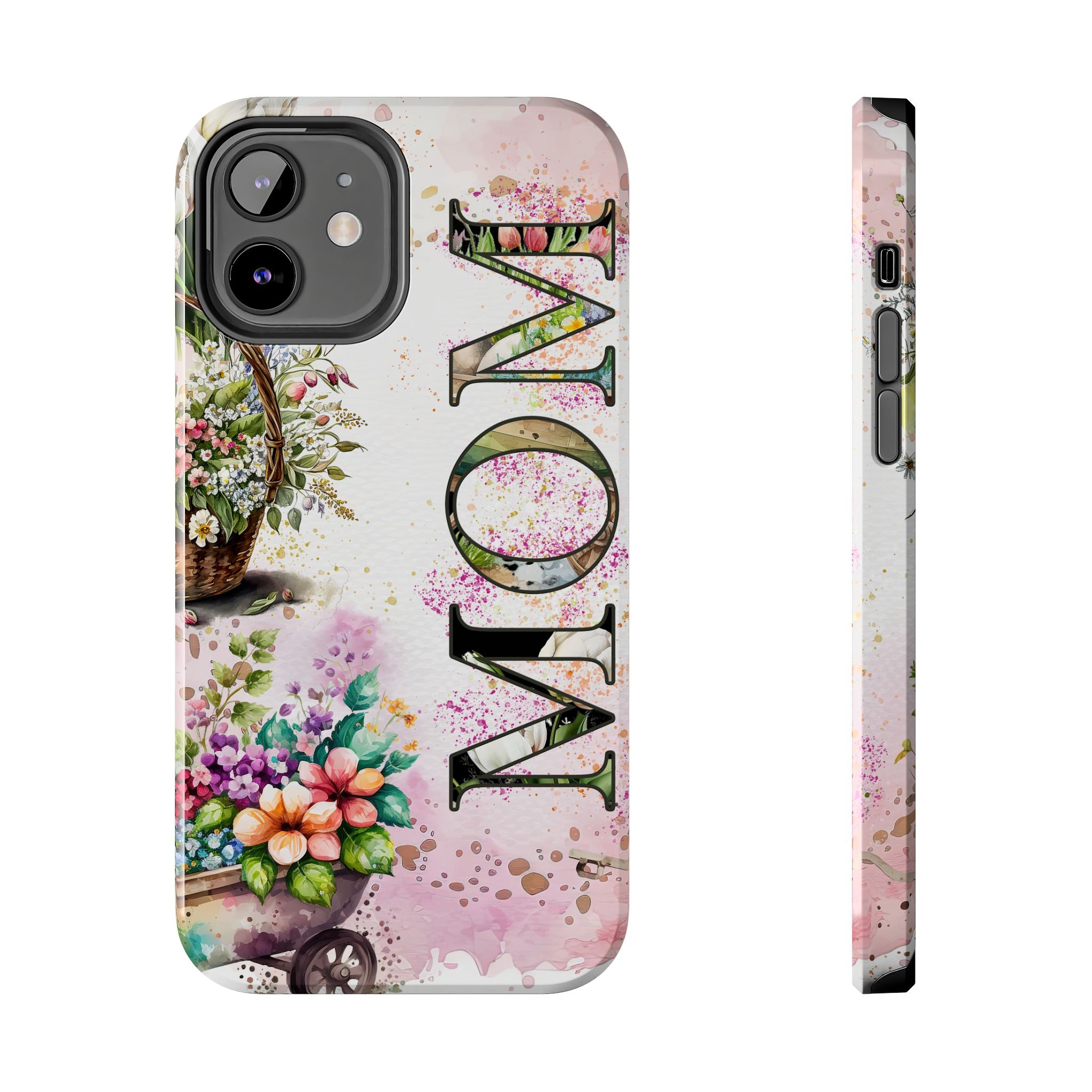 Mom Floral Flower Baskets Mobile Phone Case