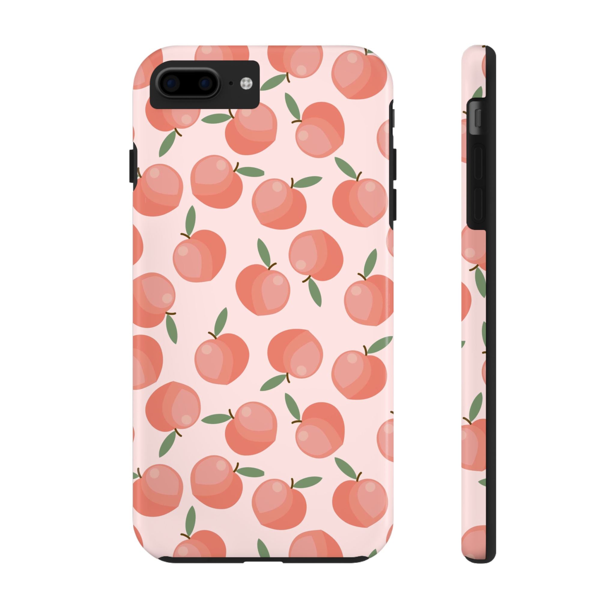 Peachy Pattern Tough Phone Case Stylish Protection for Fruit Lovers Impact Resistant Cover iPhone Samsung