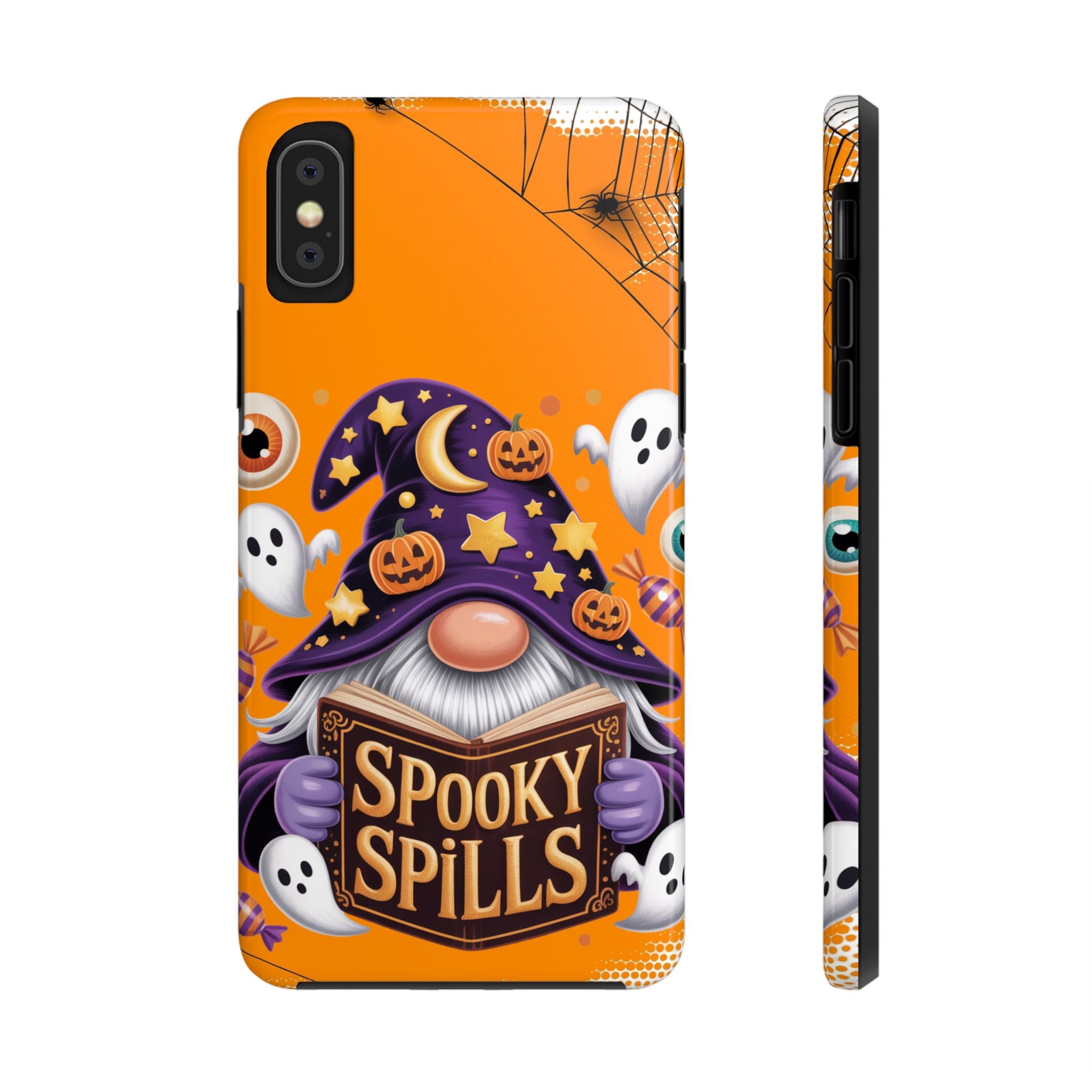 Spooky Gnome Phone Case | Tough & Durable for Halloween, Cute Ghosts, Gnome Lover, Fall Decor, Unique Gift