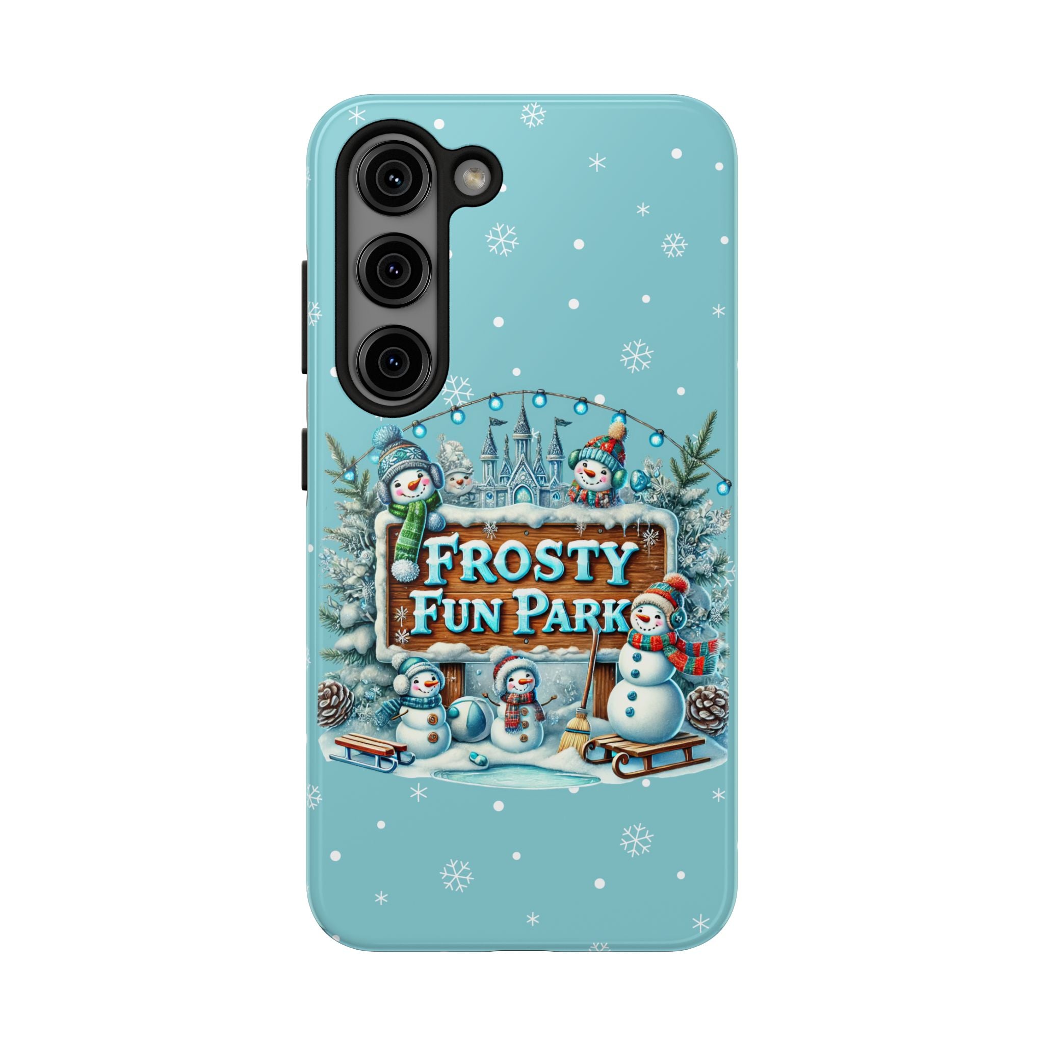 Frosty Fun House Christmas Tough Mobile Phone Case