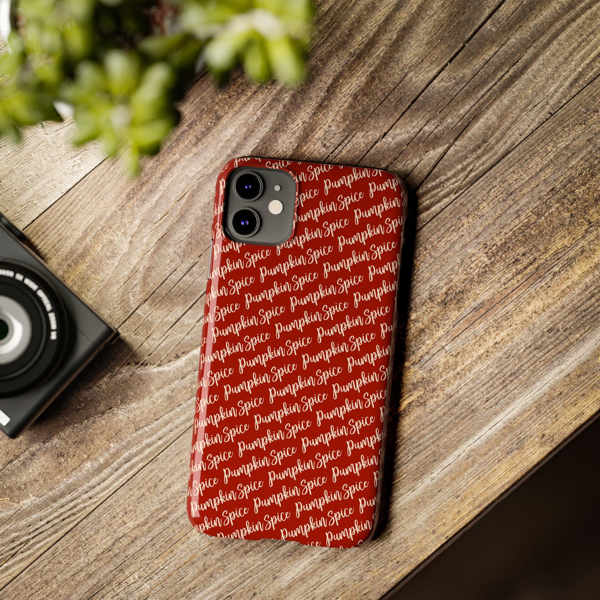 Pumpkin Spice Slim Phone Case