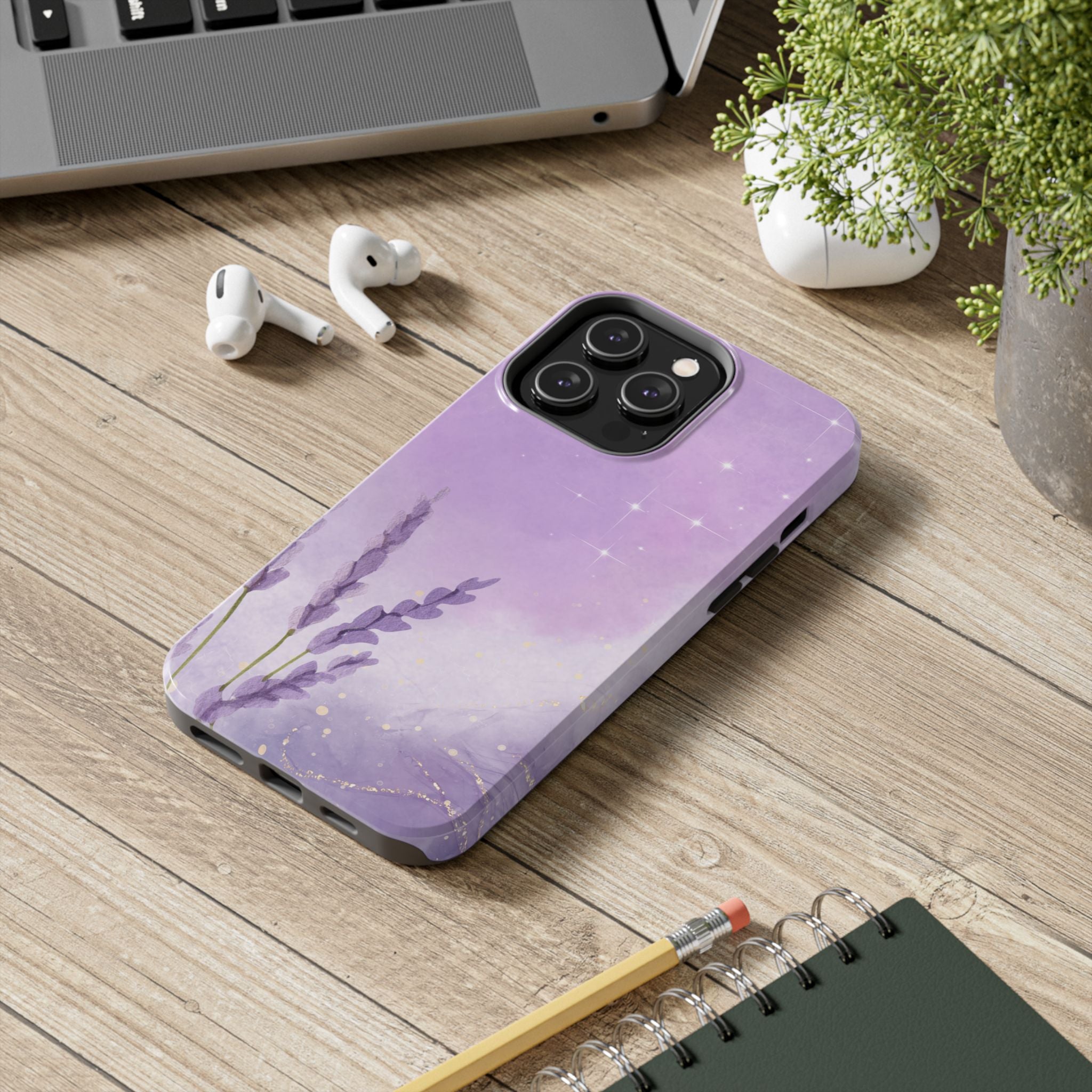 Lavender Dreams Tough Phone Case – Stylish Protection for Nature Lovers
