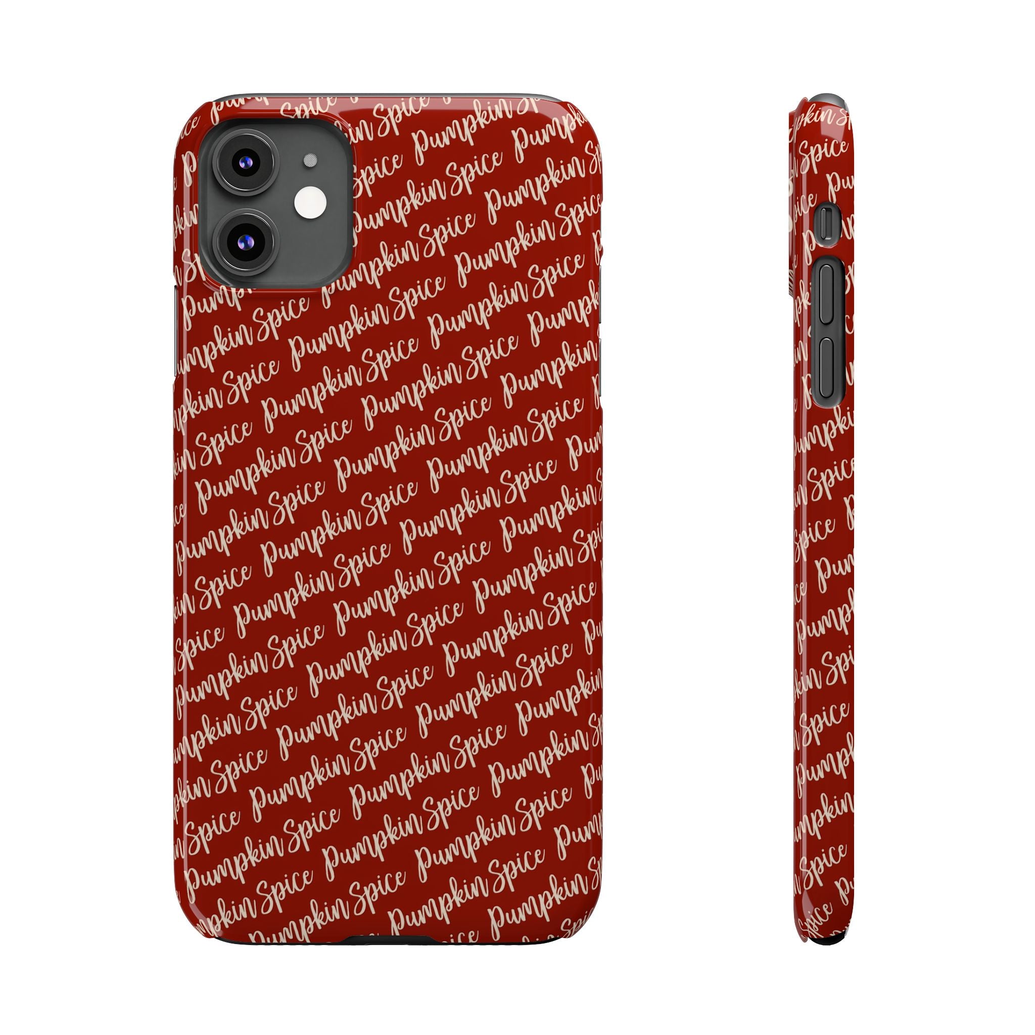 Pumpkin Spice Slim Phone Case