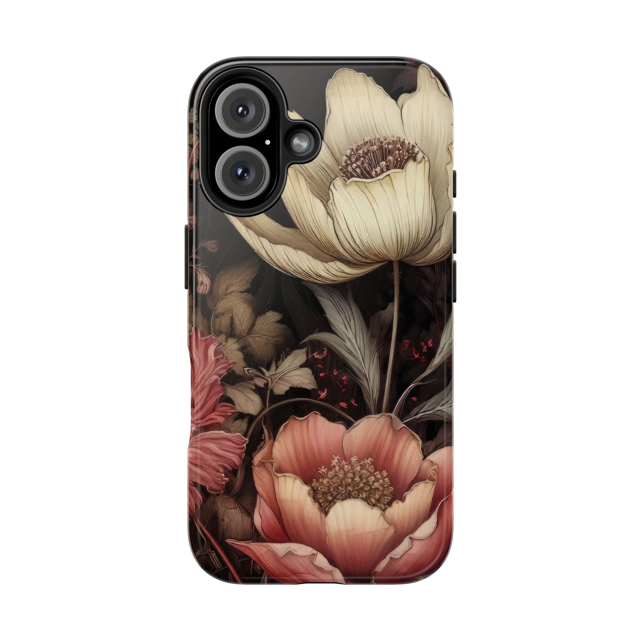 Peonies At Night Phone Case