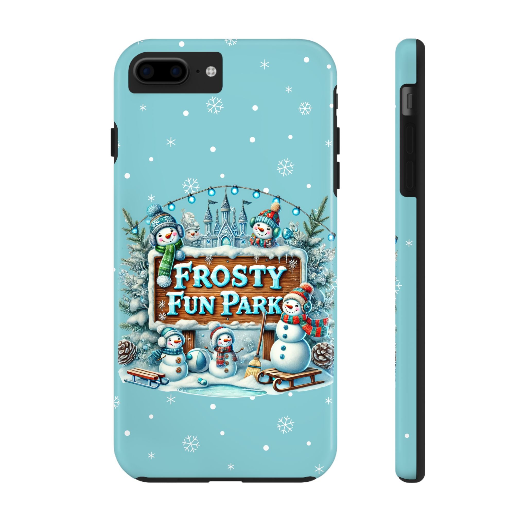 Frosty Fun House Christmas Tough Mobile Phone Case