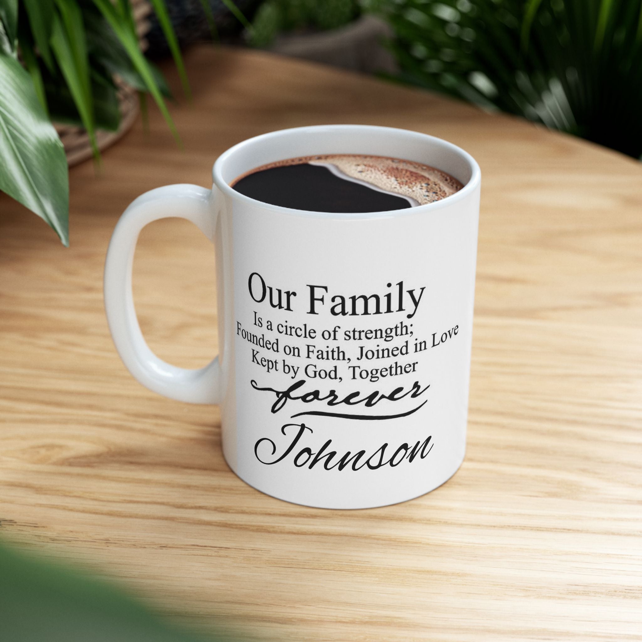 Personalized Family Ceramic Mug