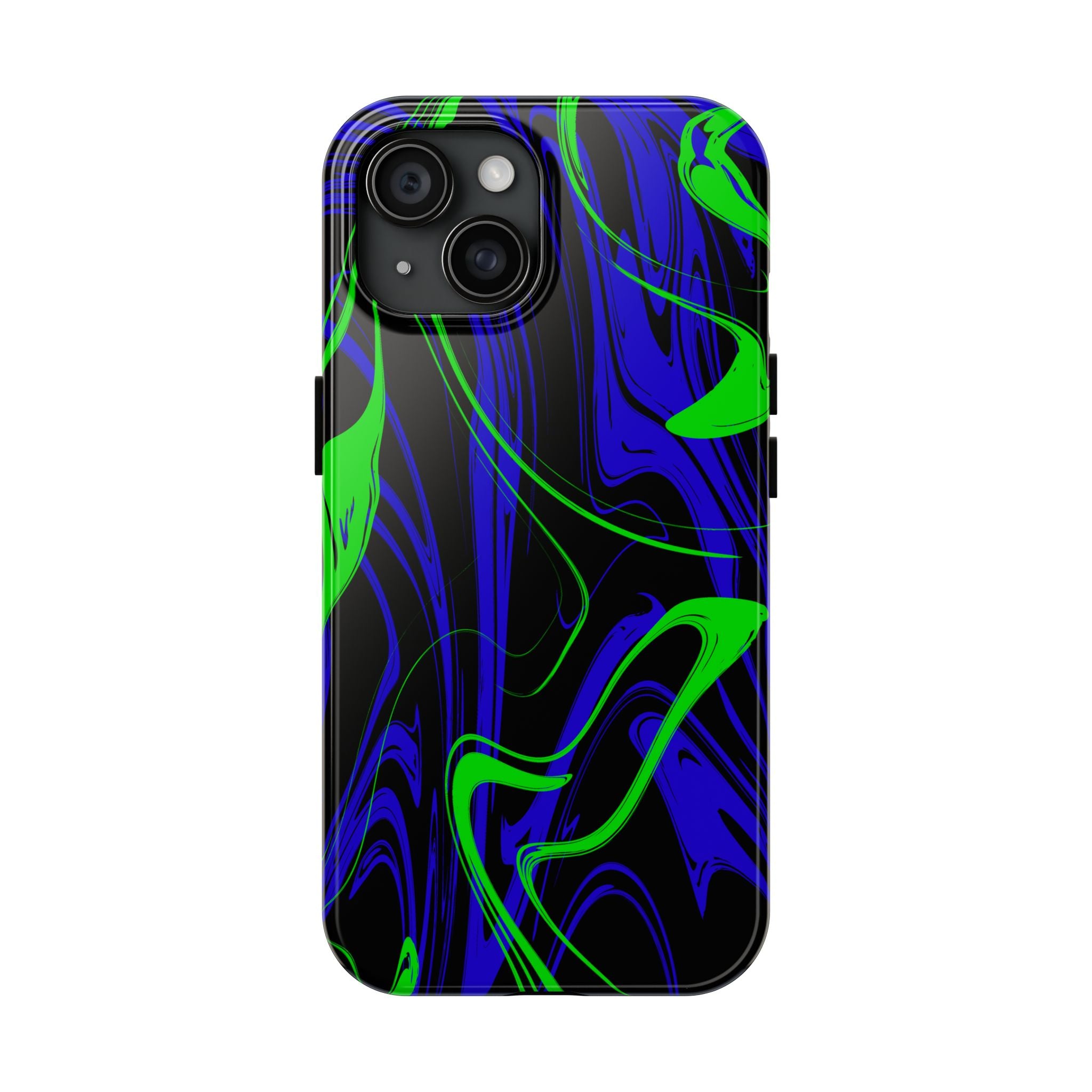 Blue & Green Swirl Mobile Phone Case