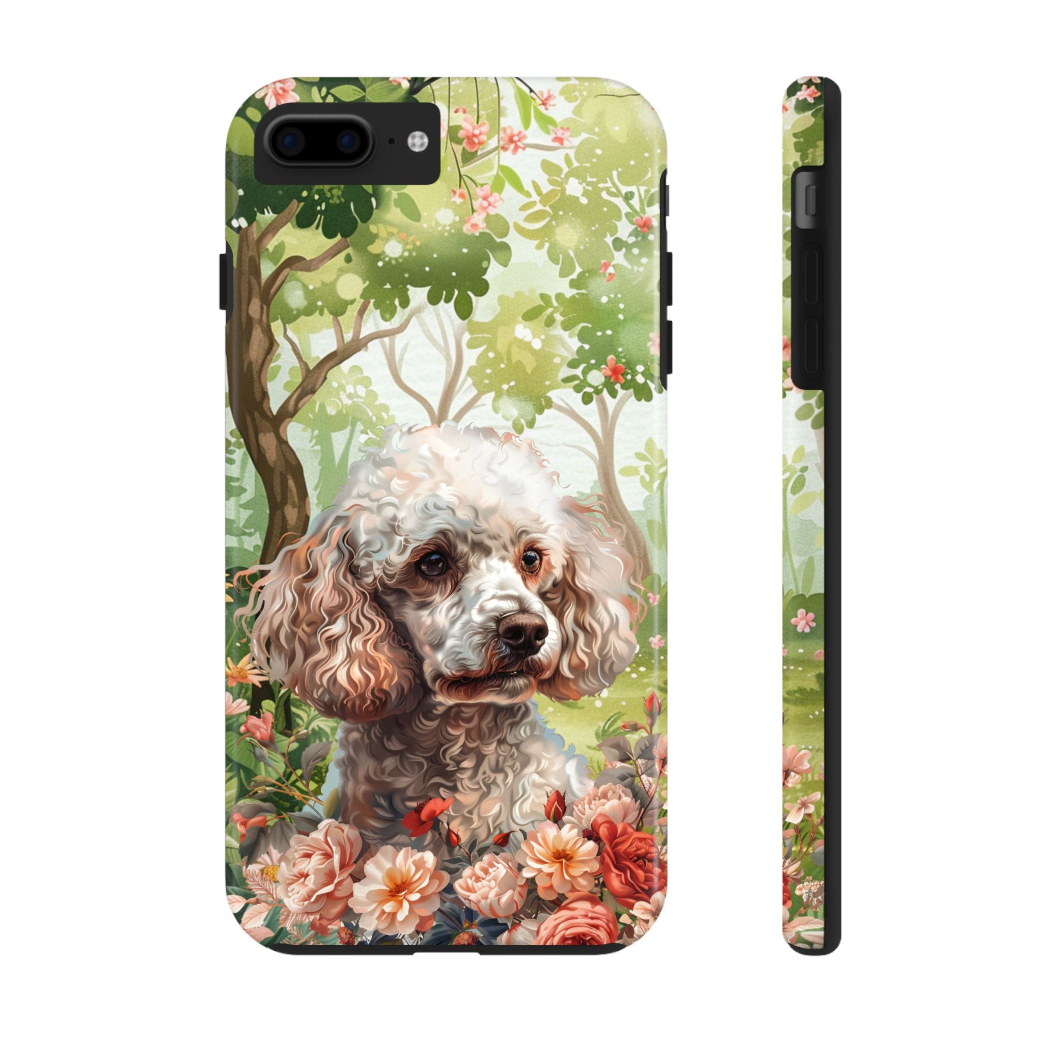 Poodle Scenic Tough Mobile Phone Case