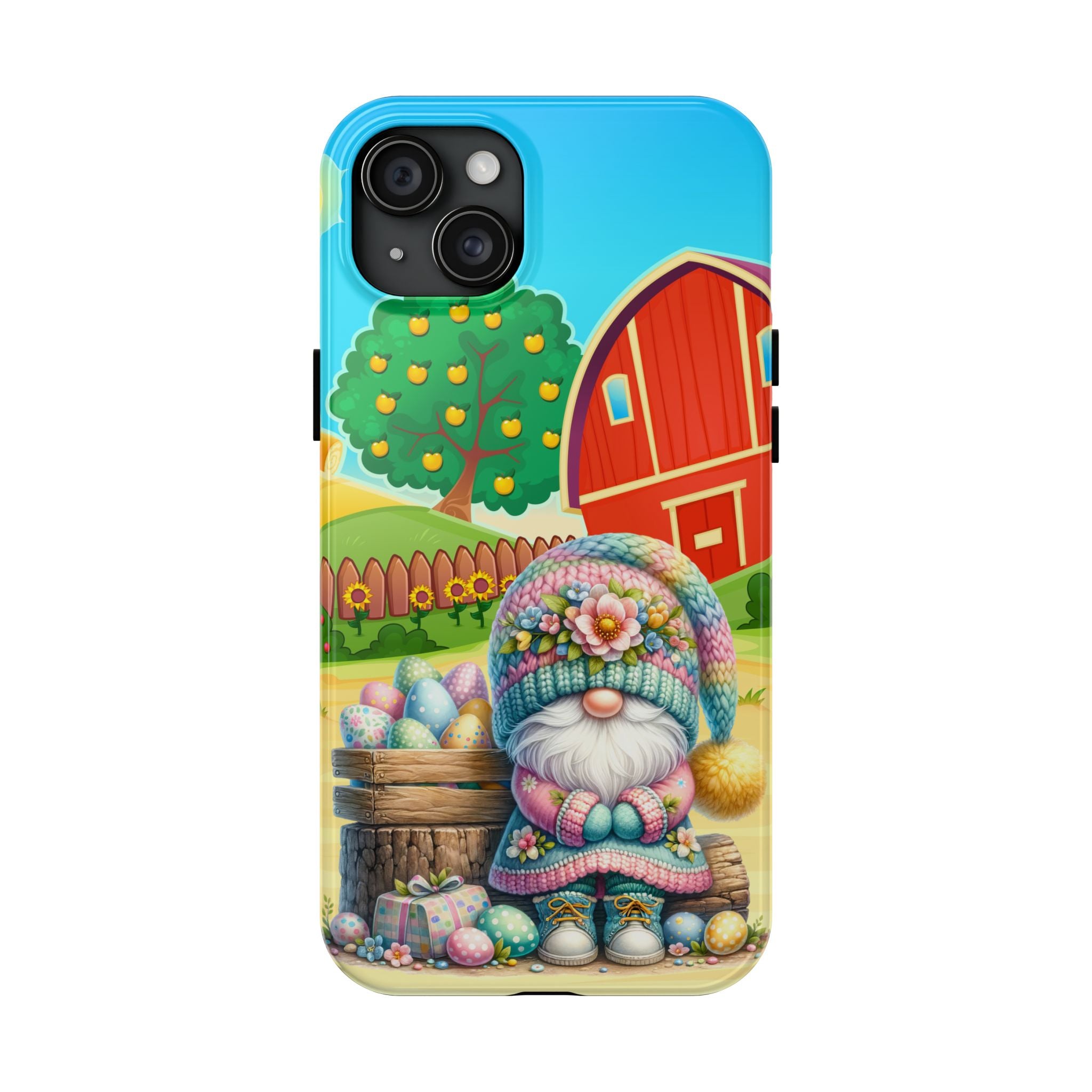 Colorful Easter Gnome Phone Case - Tough & Stylish Spring Accessory