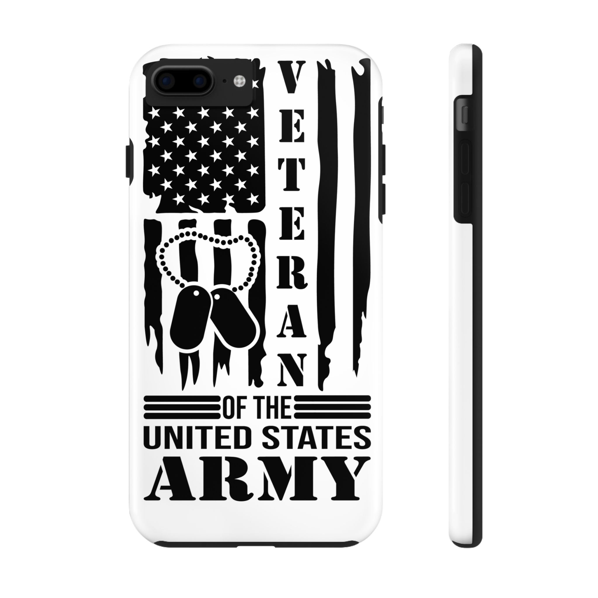 Proud Veteran of the United States Army Design Tough Impact Resistant iPhone Samsung Case