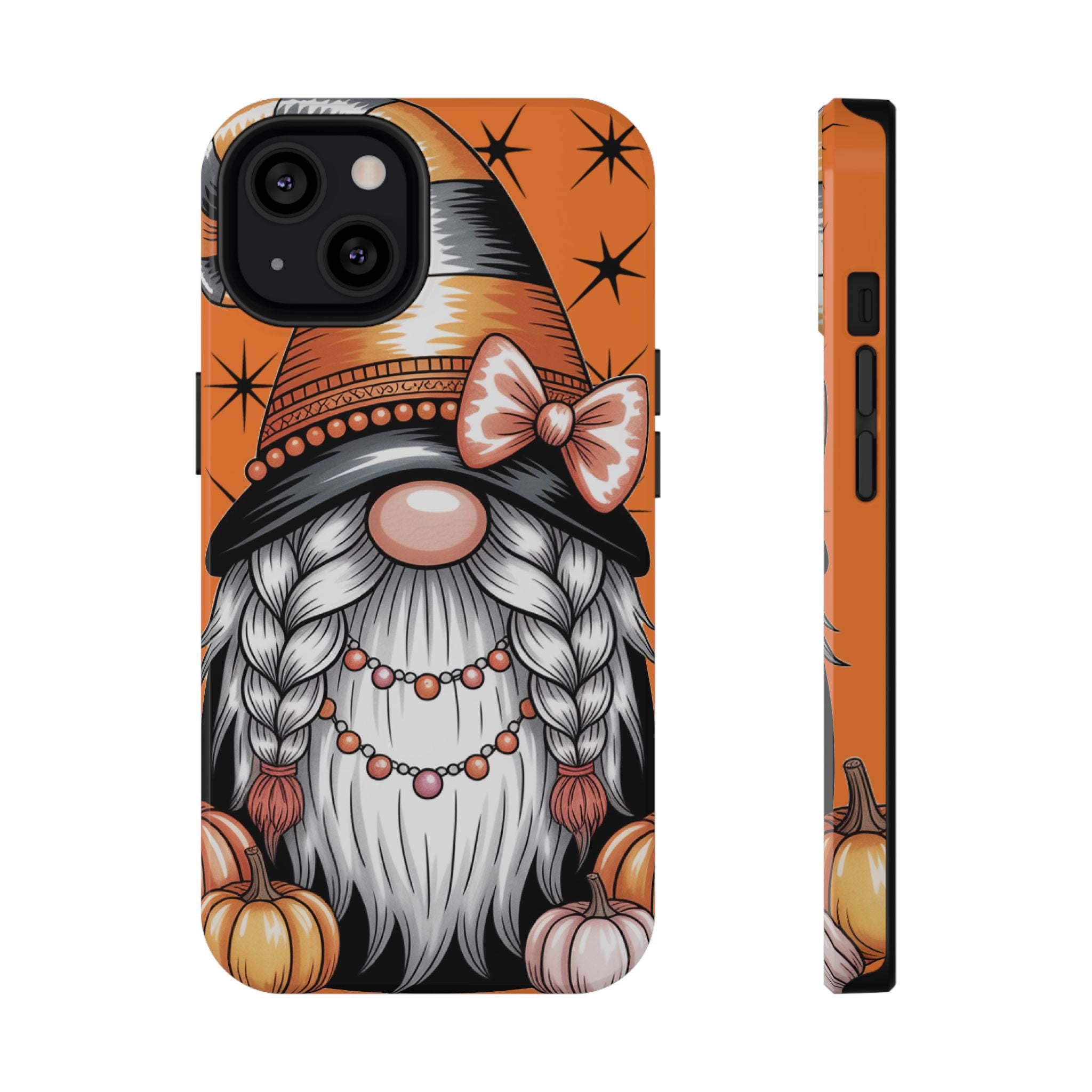 Halloween Gnome Phone Case, Halloween Gift, Cute Pumpkin Case, Autumn Vibes, Fall Decor, Gnome Lover's Gift