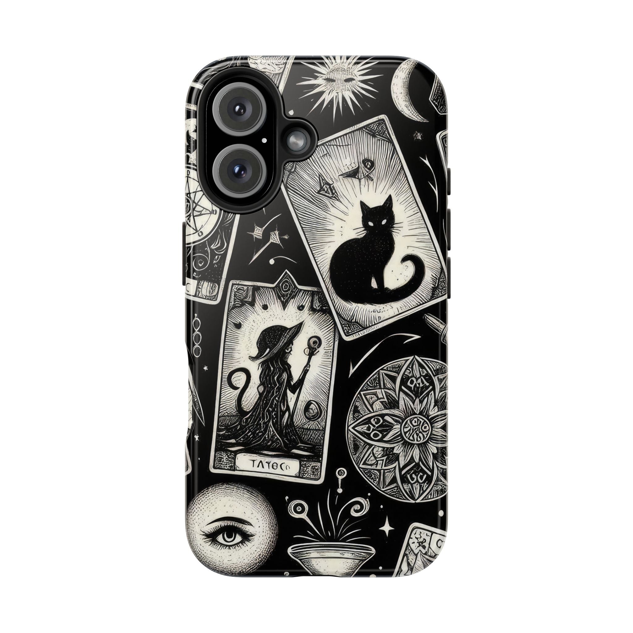 Black Cat Tarot Mobile Phone Case