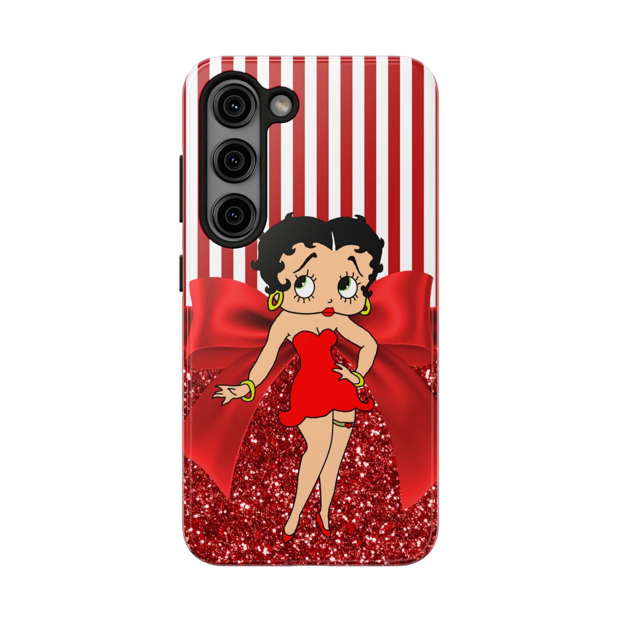 Betty Boop Red & White Tough Mobile Phone Case
