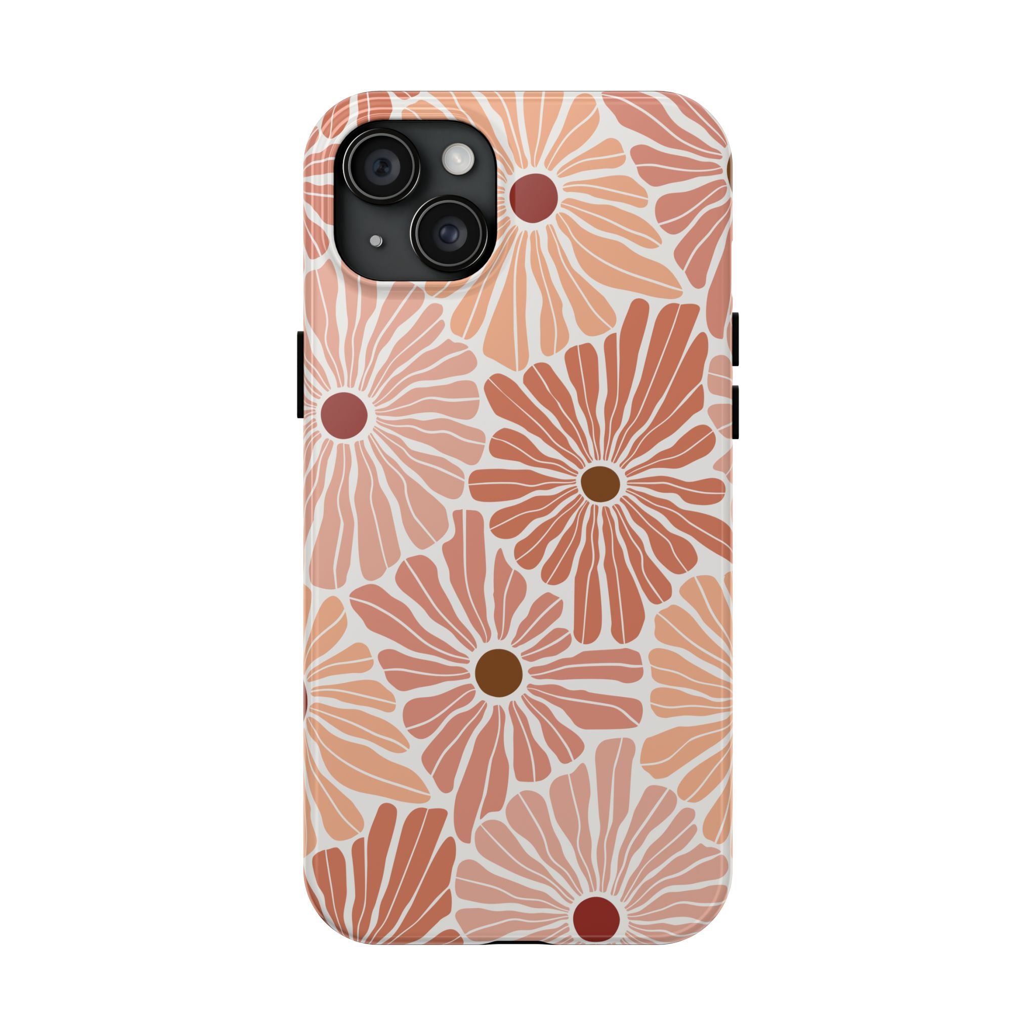 Pinked Flowers Tough Mobile Phone Case