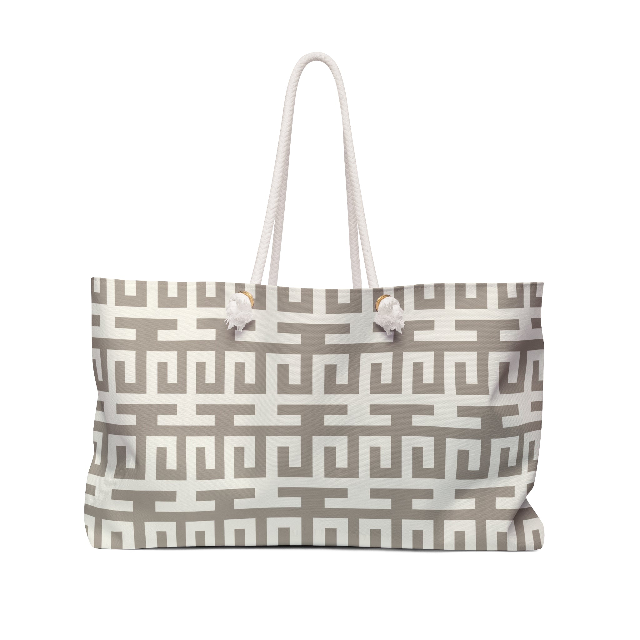 Stylish Geometric Extra Large Tote Bag for Travel & Everyday Use