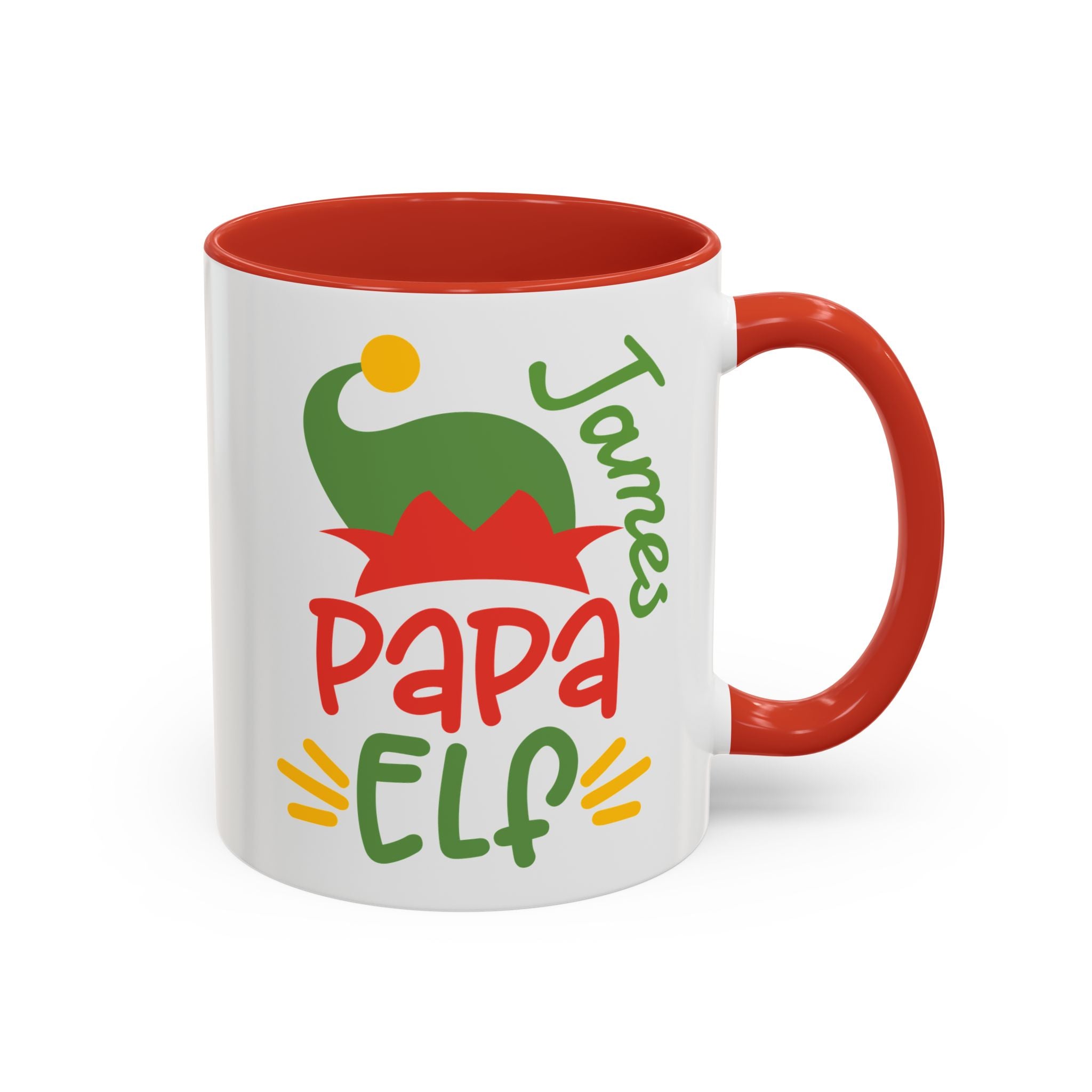 Festive Papa Elf Coffee Mug - Perfect Holiday Gift, Family Celebrations, Personalized Mugs, Christmas Decor, Fun Kitchenware