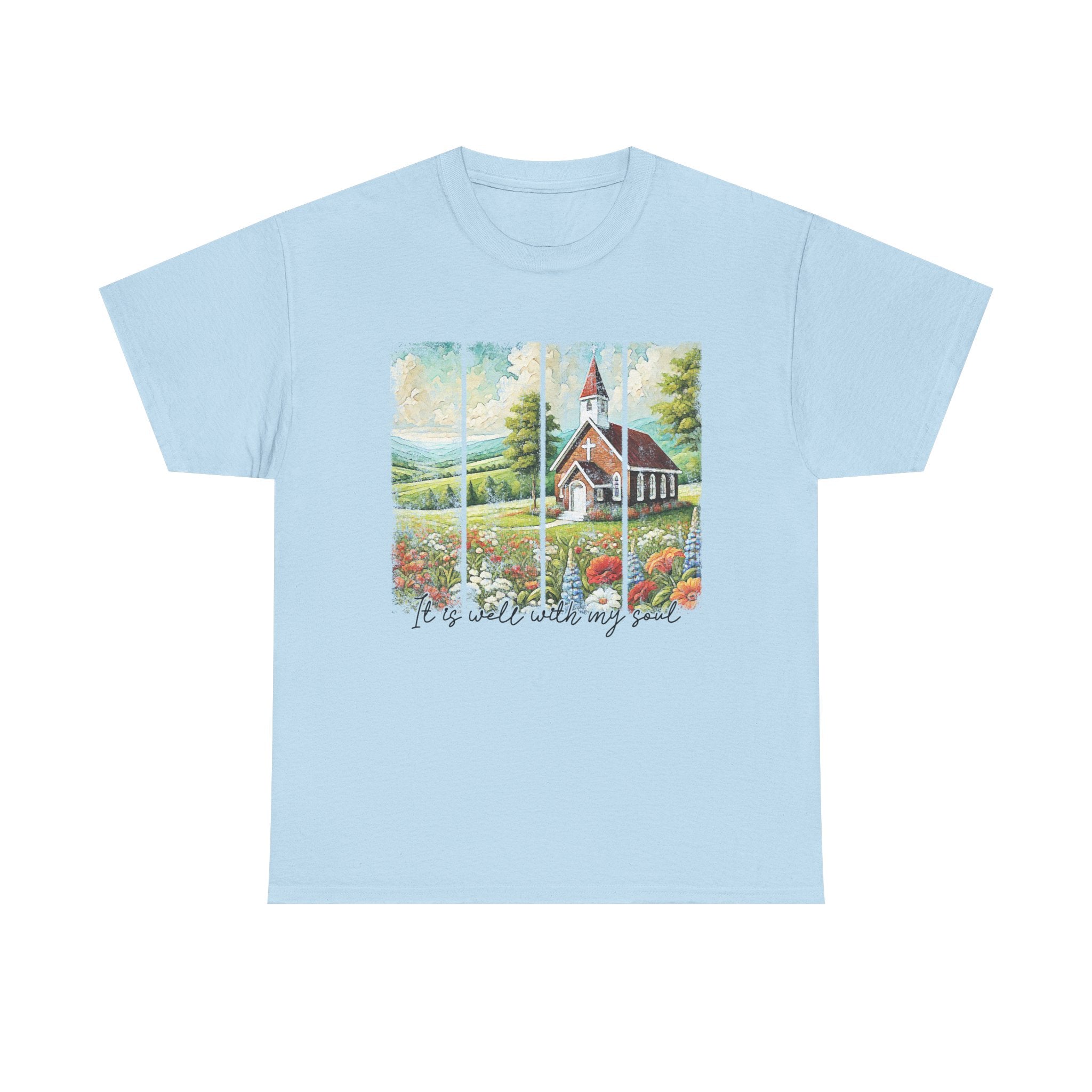 Christian Scenic Nature Tee - Ideal for Nature Lovers, Gift for Outdoor Enthusiasts, Comfortable Everyday Wear, Perfect for Spring and Summer.
