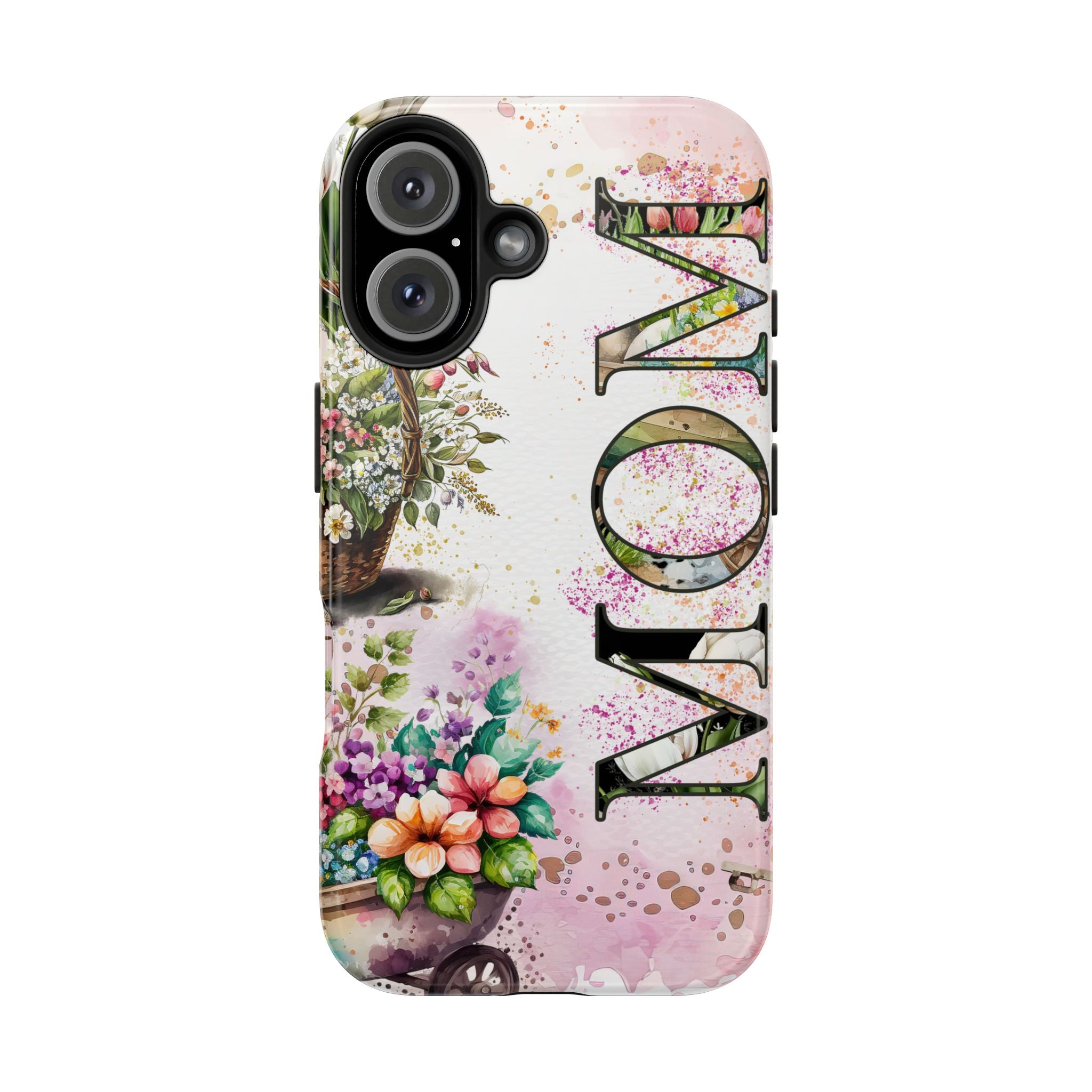 Mom Floral Flower Baskets Mobile Phone Case