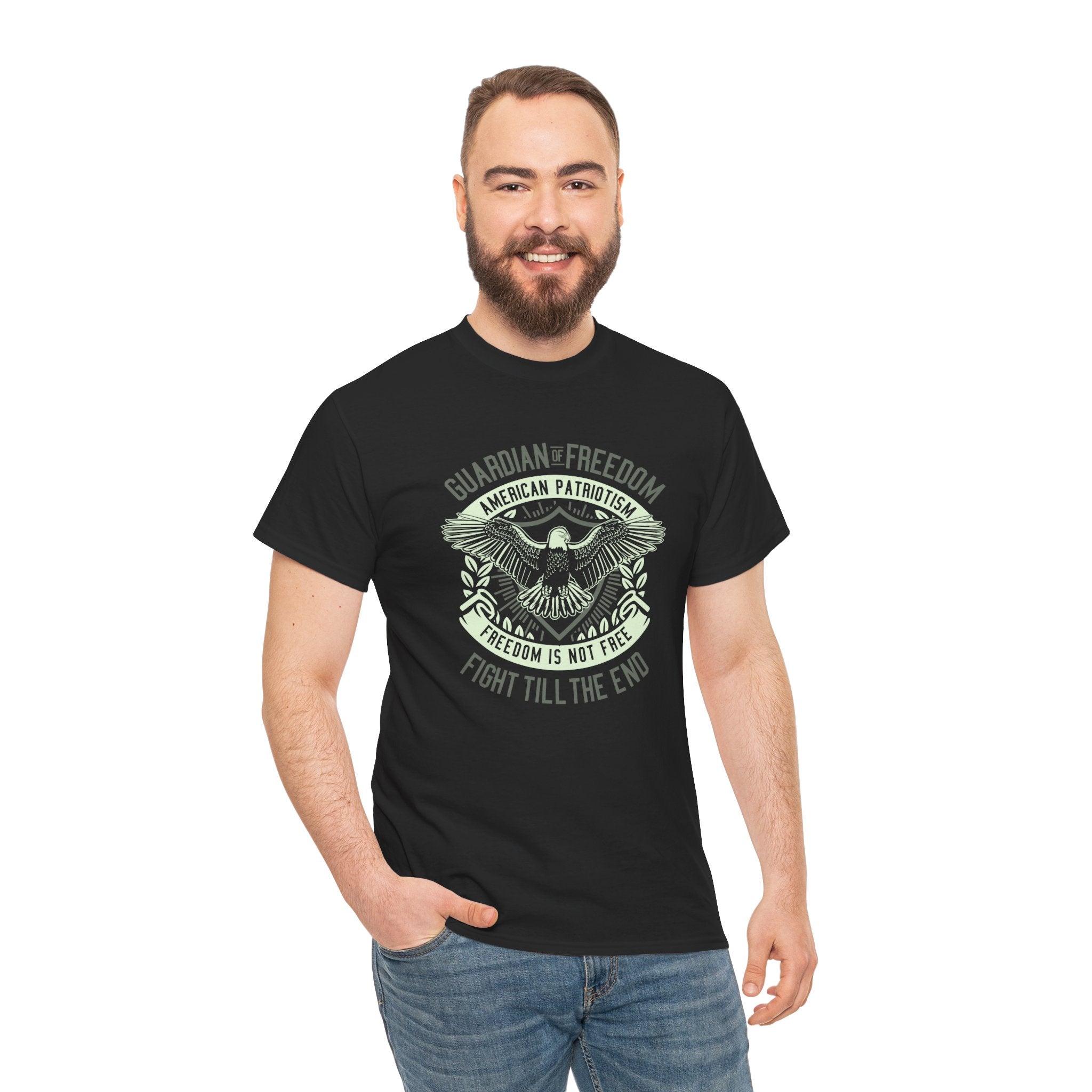 Guardian of Freedom American Patriotism Graphic Tee