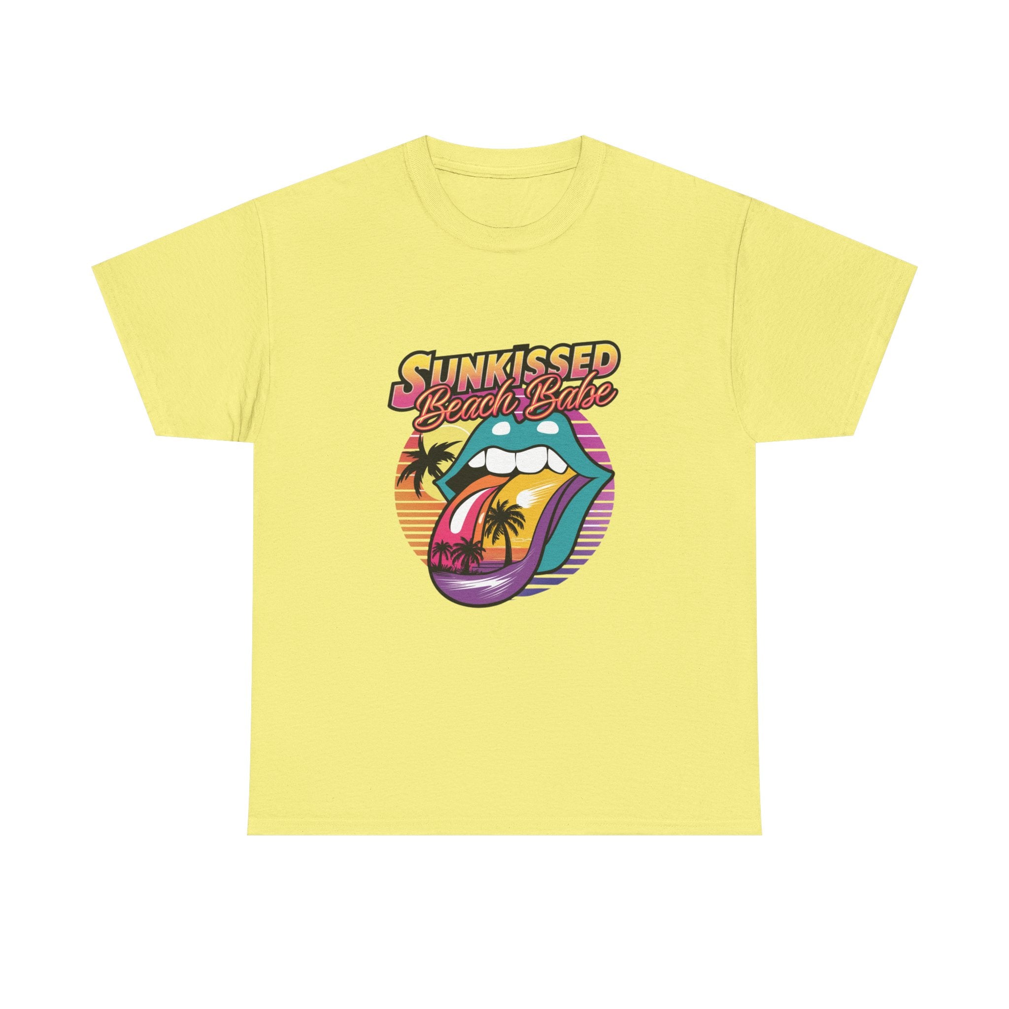 Sunkissed Beach Babe Heavy Cotton Tee Summertime Fun T-Shirt