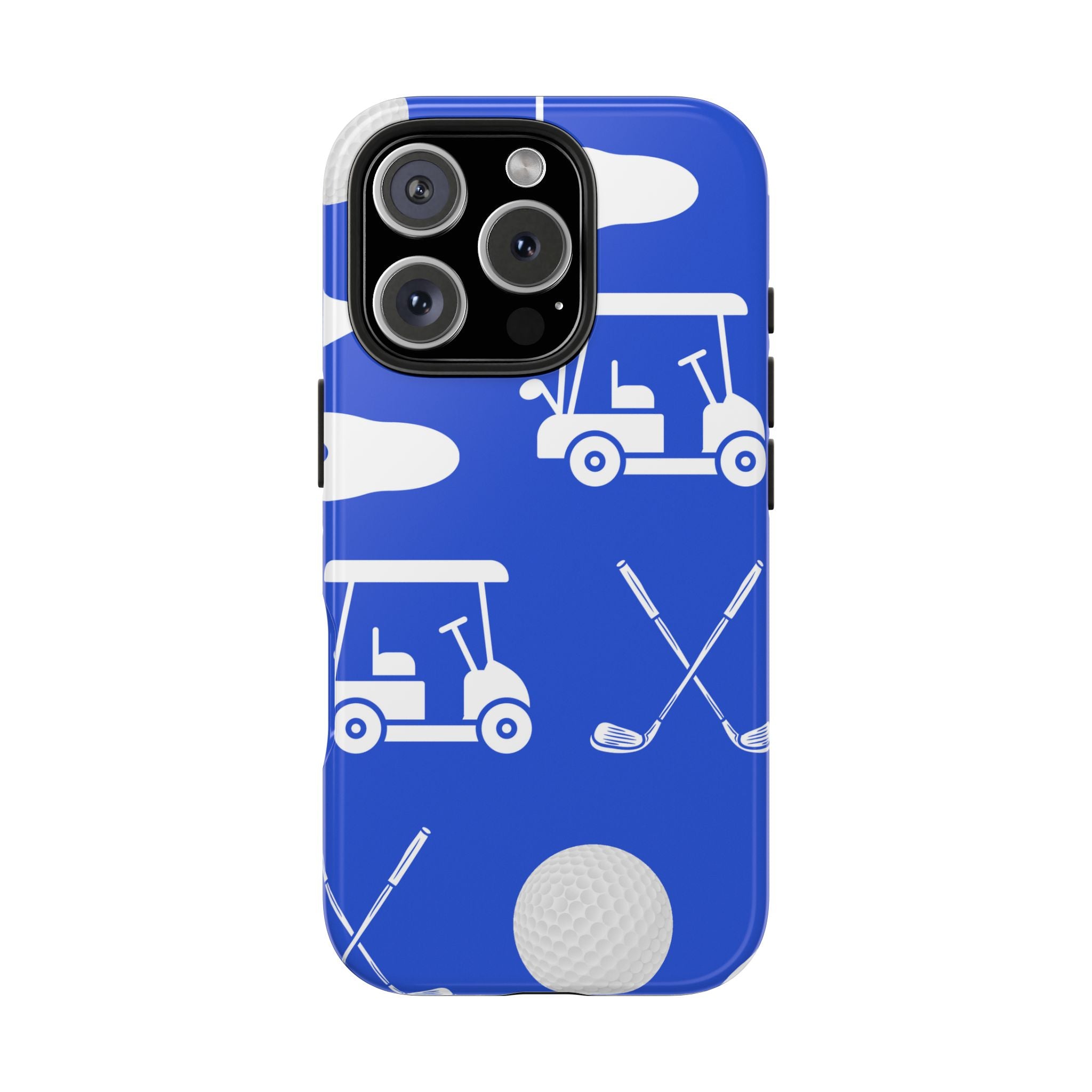 Blue & White Golf Tough Mobile Phone Case