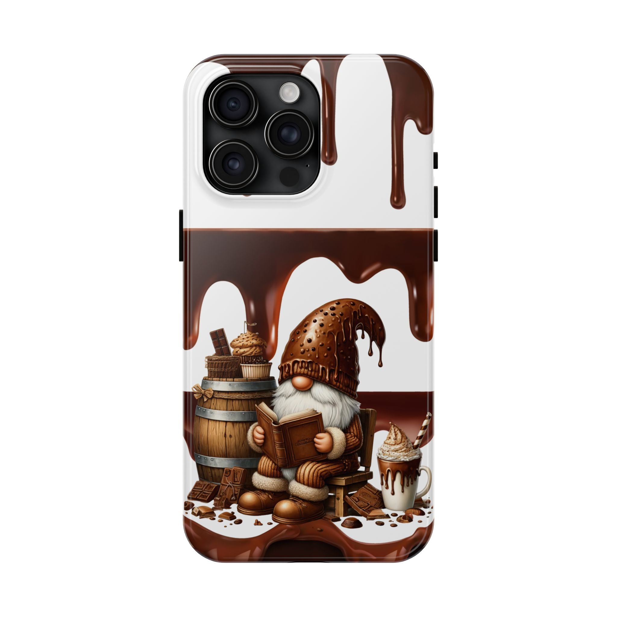 Chocolate Lover's Gnome Phone Case - Durable Tough Protection