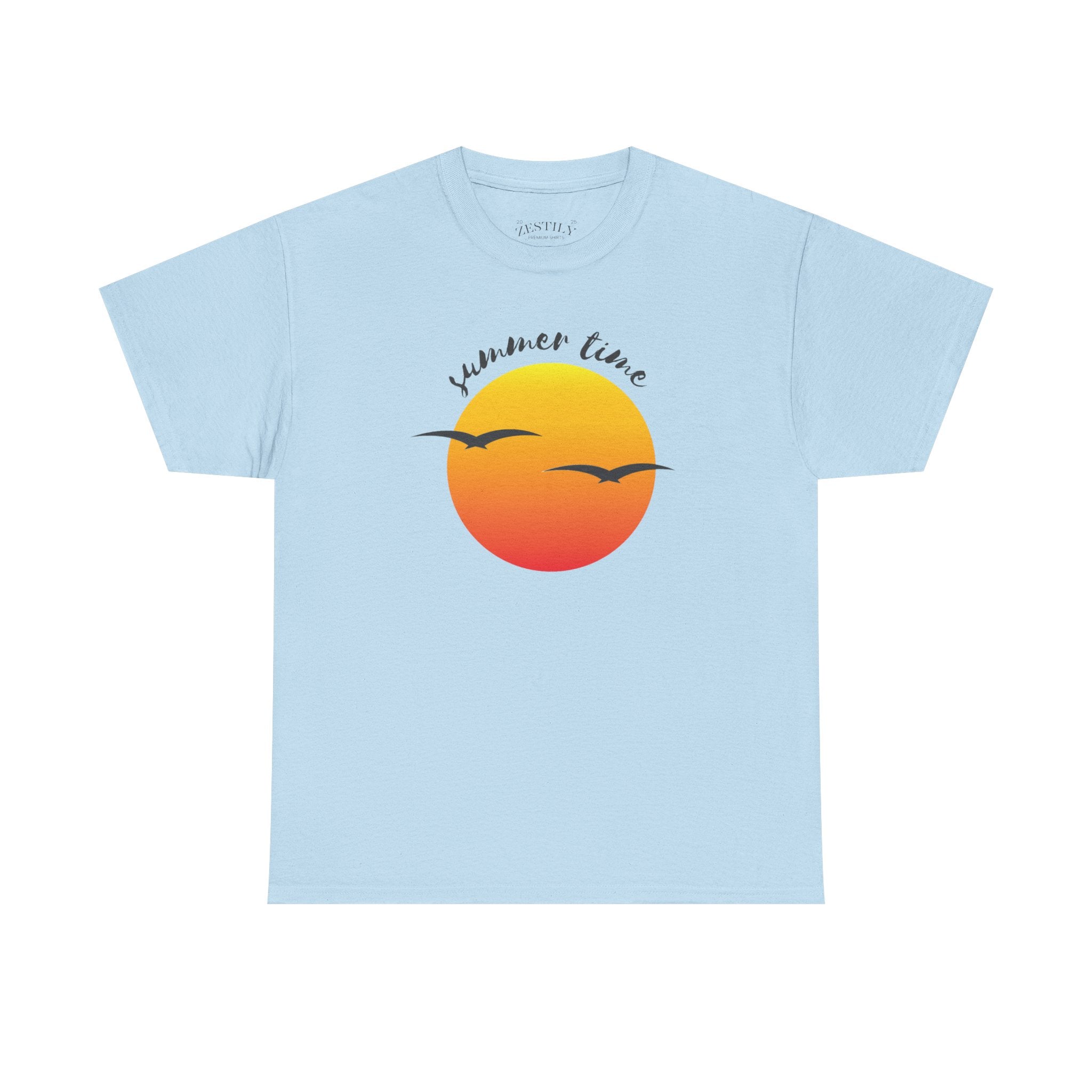Summer Sunset Graphic Tee - Perfect for Beach Days, Casual Outings, Festivals, Summer Celebrations, T-Shirt